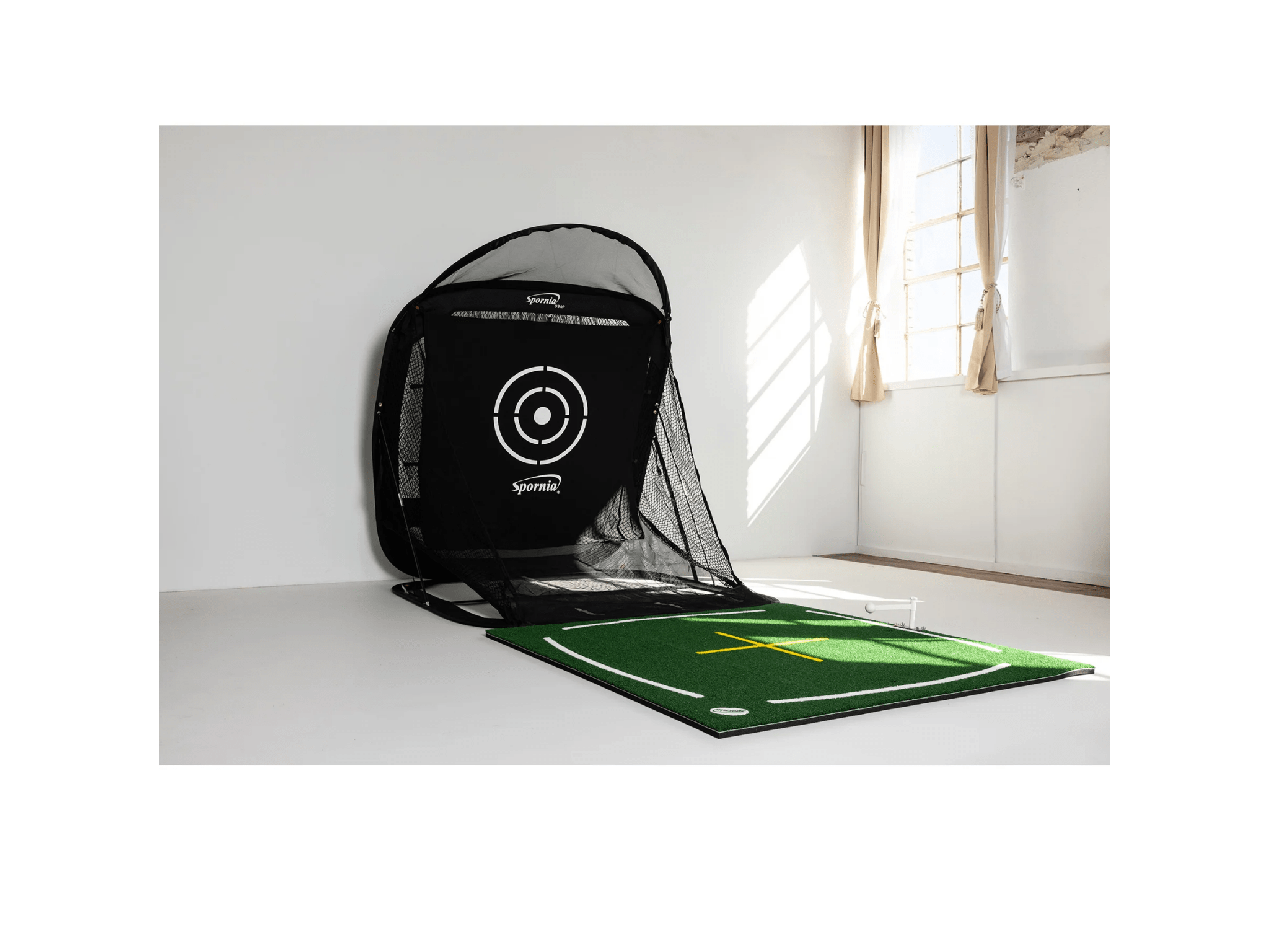 Academy Commerical Golf Practice Mat by Spornia for Home and Indoor Golf Simulators