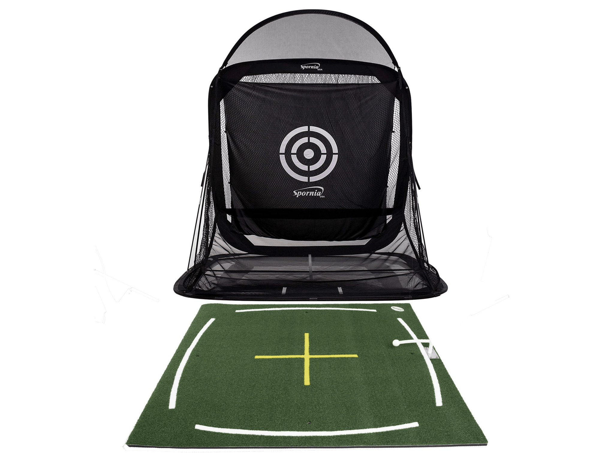 Academy Commerical Golf Practice Mat by Spornia for Home and Indoor Golf Simulators