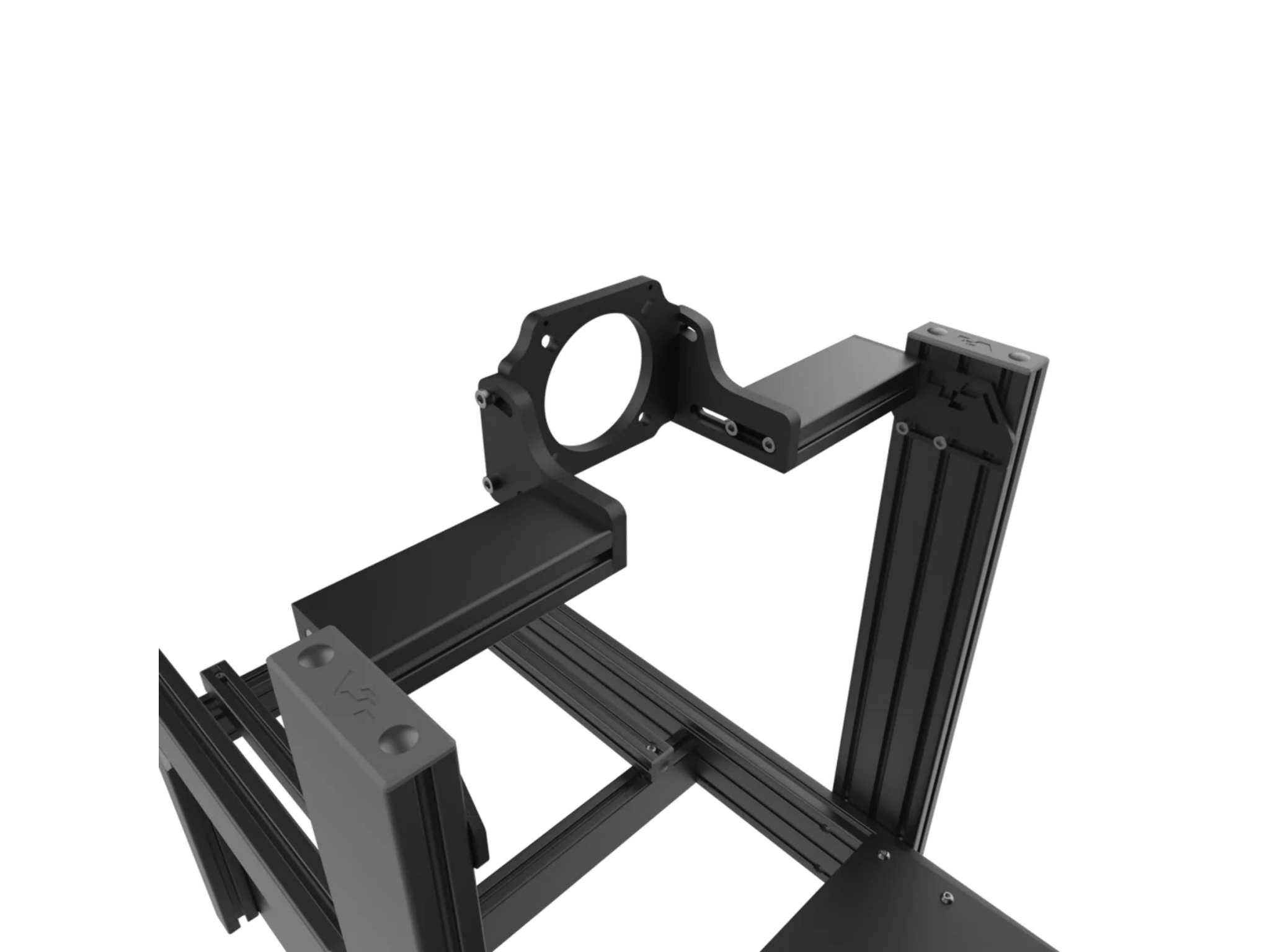ASR 4 Wheel Deck | "Flat Face" Extruded Aluminum Profile (Generation 2) by Advanced Sim Racing for Racing Simulators