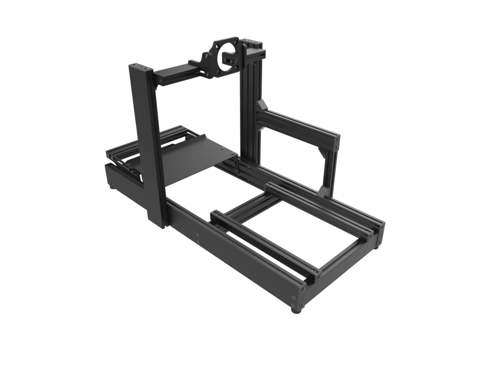 ASR 4 Wheel Deck | "Flat Face" Extruded Aluminum Profile (Generation 2) by Advanced Sim Racing for Racing Simulators