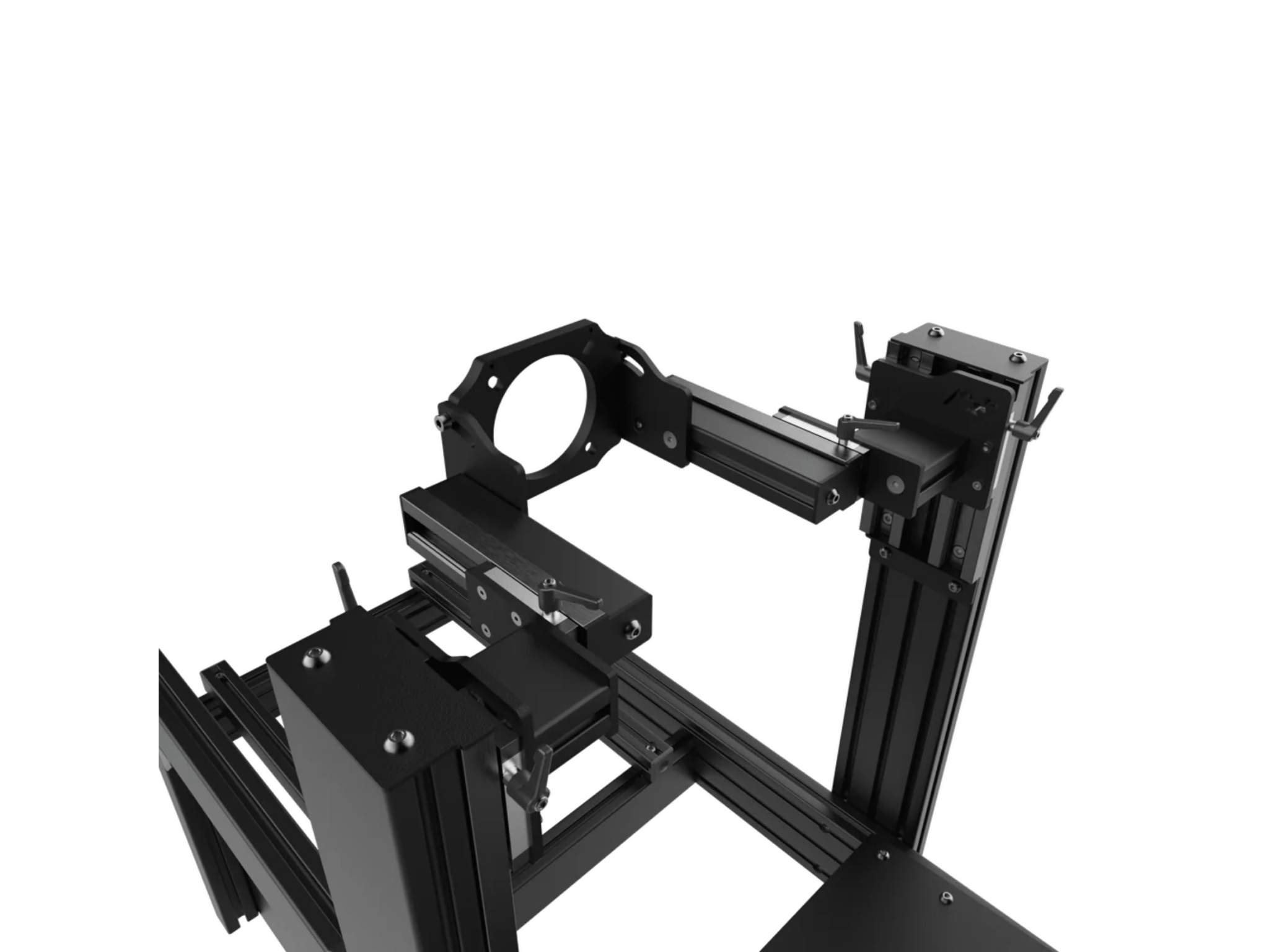 ASR 4 Wheel Deck | "Flat Face" Extruded Aluminum Profile (Generation 2) by Advanced Sim Racing for Racing Simulators