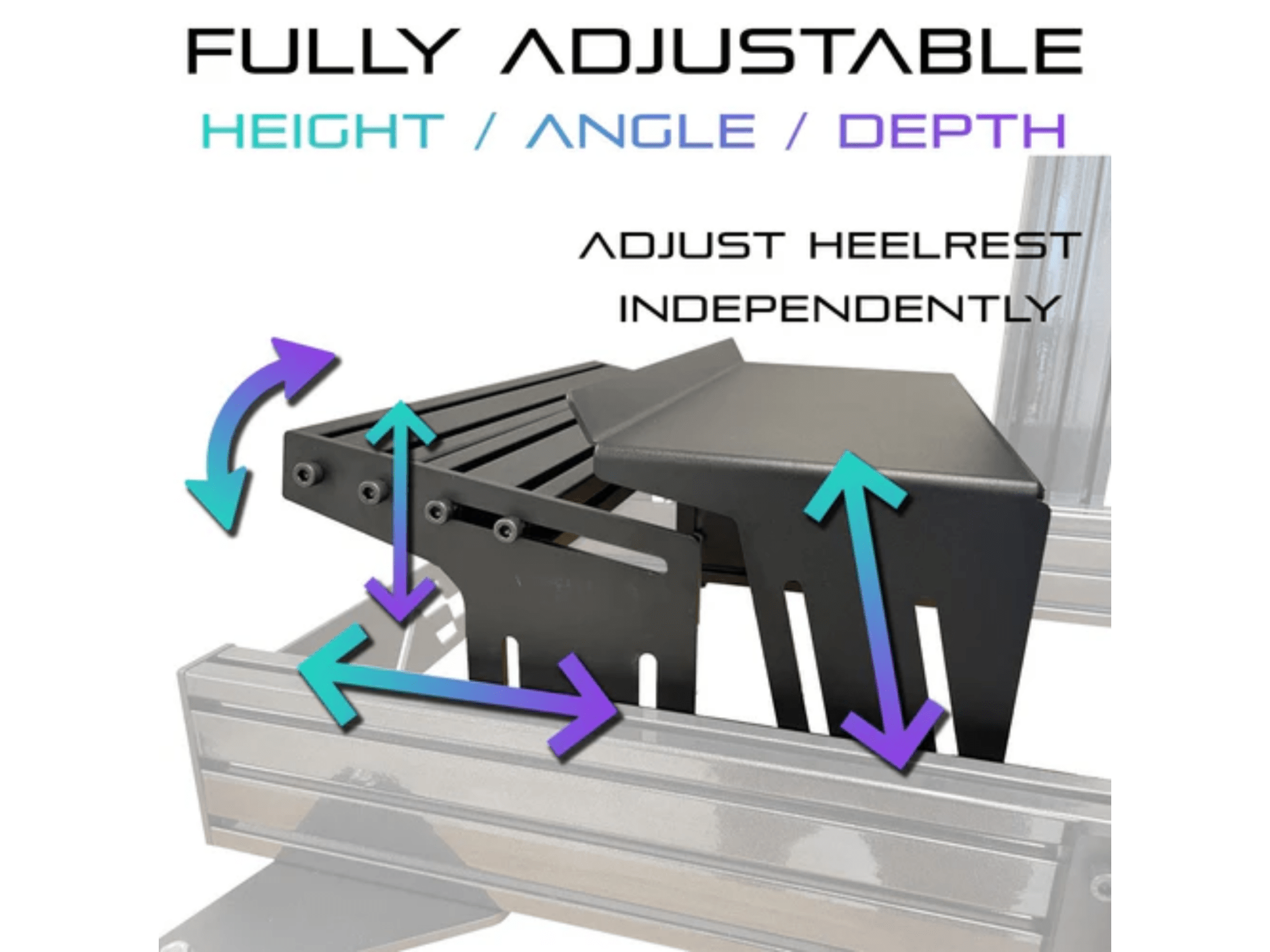 ASR 6 Wheel Deck (Generation 1) by Advanced Sim Racing for Racing Simulators
