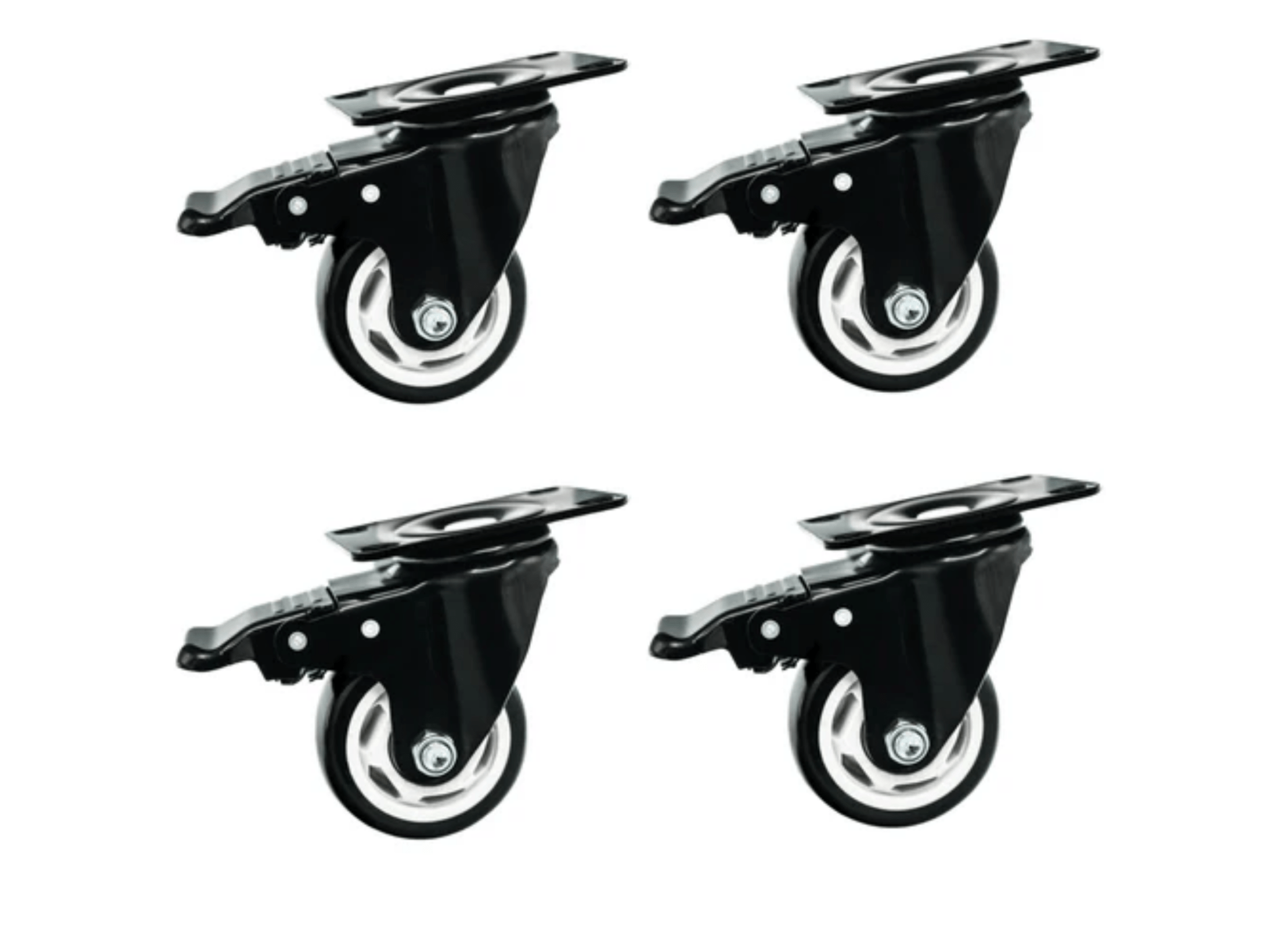 ASR Caster Wheels (3") by Advanced Sim Racing for Racing Simulators