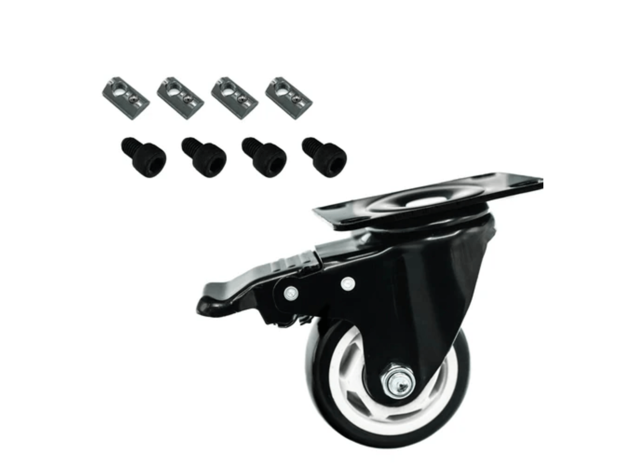 ASR Caster Wheels (3") by Advanced Sim Racing for Racing Simulators
