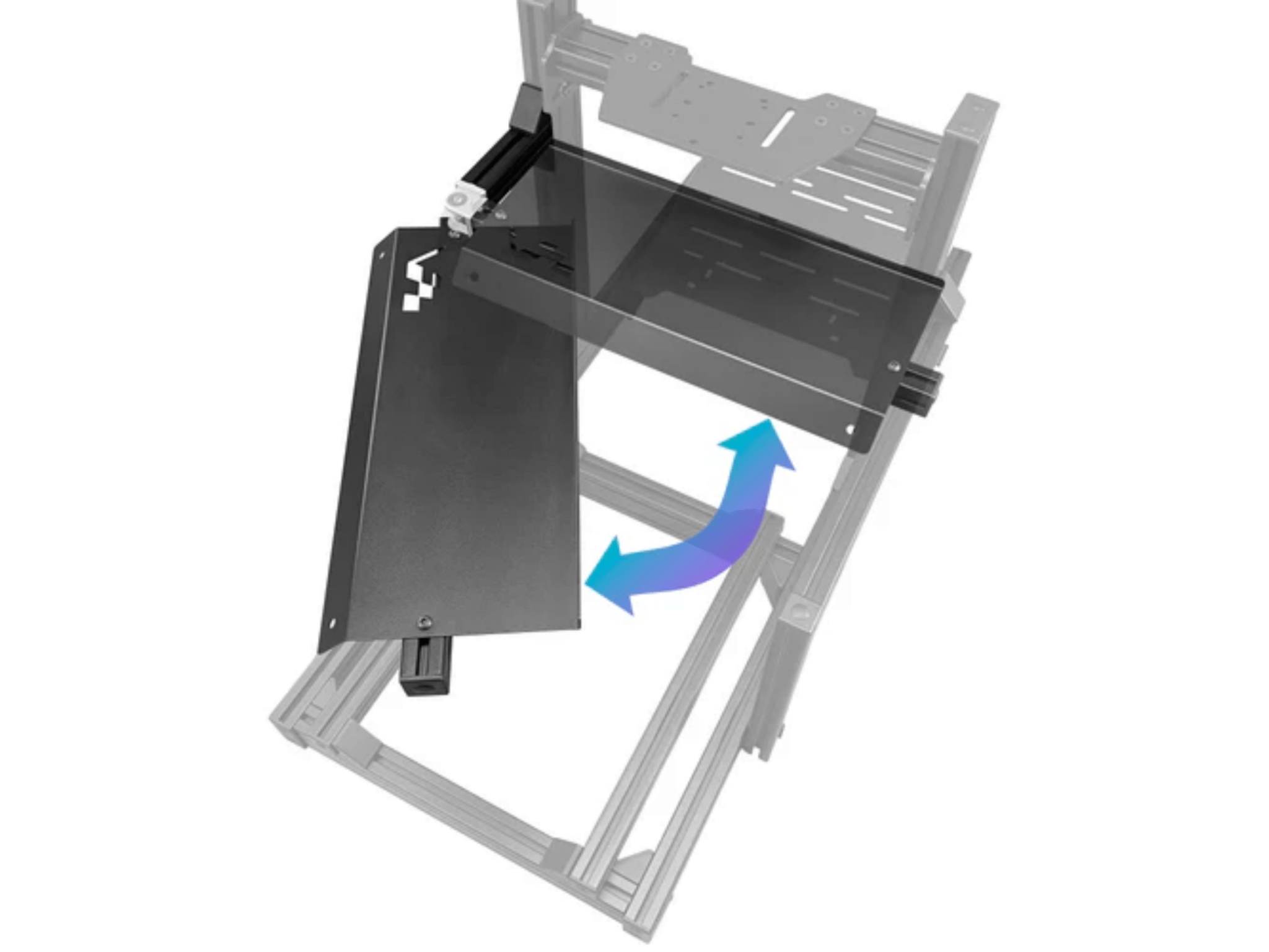 ASR Keyboard Tray by Advanced Sim Racing for Racing Simulators