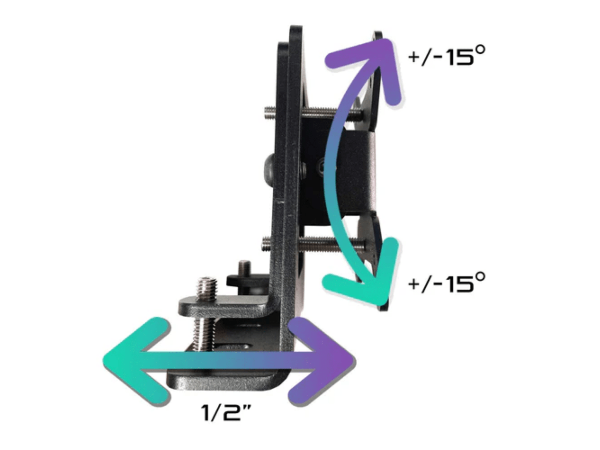 ASR VESA Monitor Adapter (Set of 3) by Advanced Sim Racing for Racing Simulators