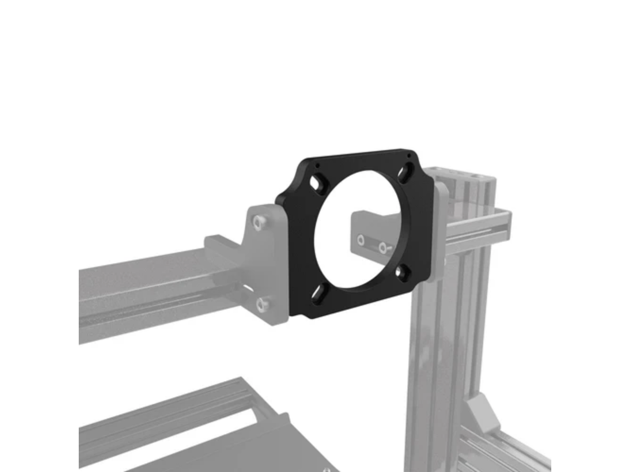 ASR Wheel Deck Add - On (Front Mount Plate) by Advanced Sim Racing for Racing Simulators