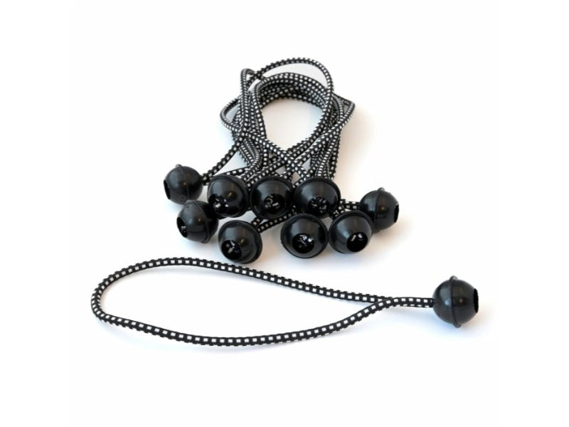 9-inch Black Ball Bungees (each)