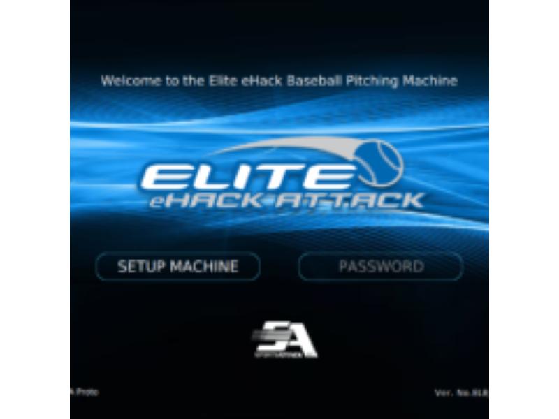 Elite eHack Attack Baseball Pitching Machine by Sports Attack for Baseball Machines