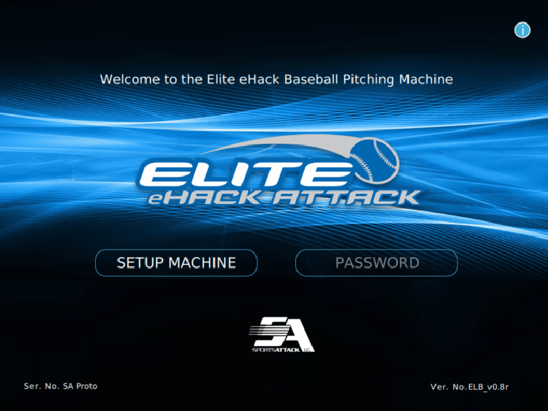 Elite eHack Attack Softball Pitching Machine by Sports Attack for Softball Machines
