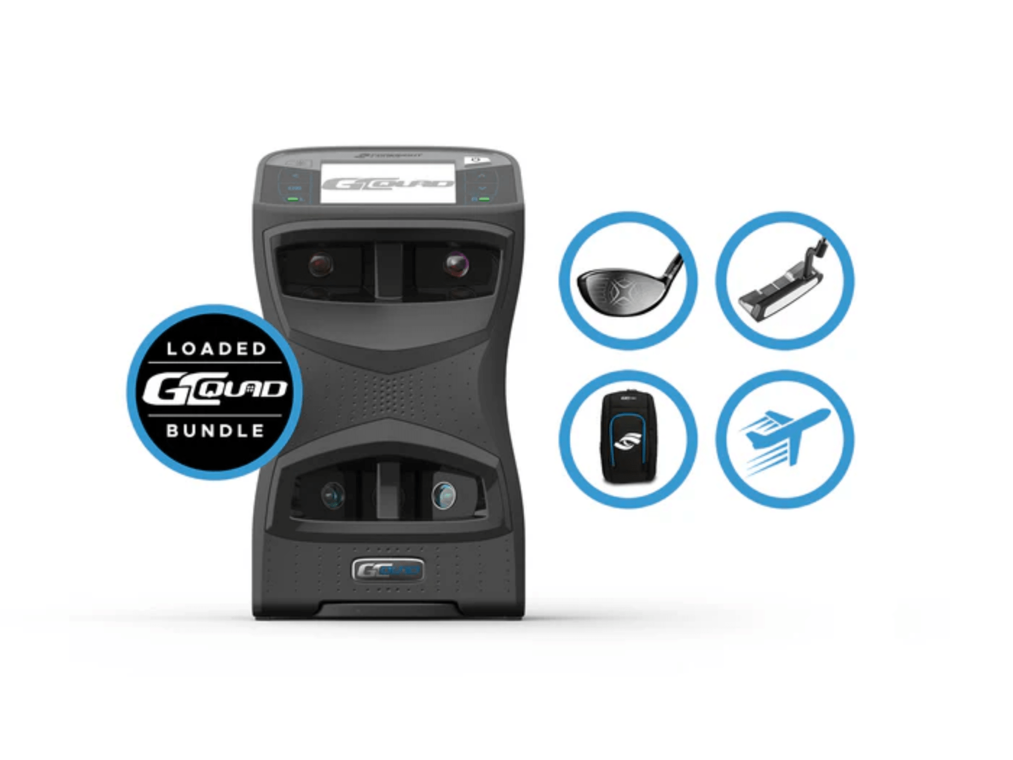 Fully - Loaded GCQuad Bundle by Foresight Sports for Home and Indoor Golf Simulators