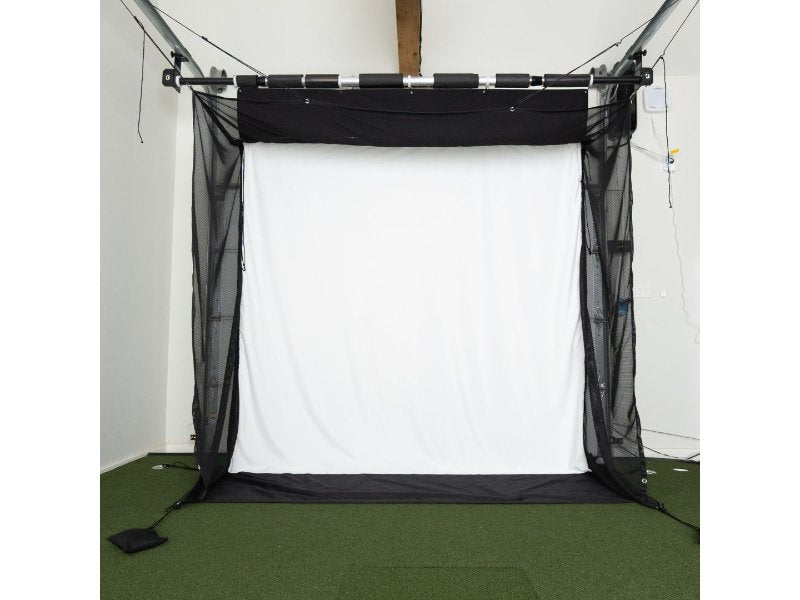 G-TRAK Retractable Golf Simulator | Garage Set Up