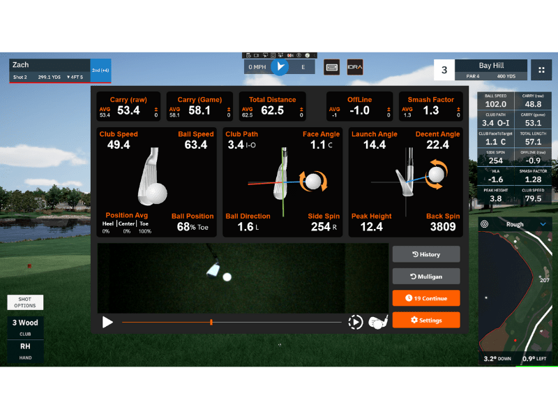 GolfIn IDRA II Launch Monitor by SimBooth for Home and Indoor Golf Simulators
