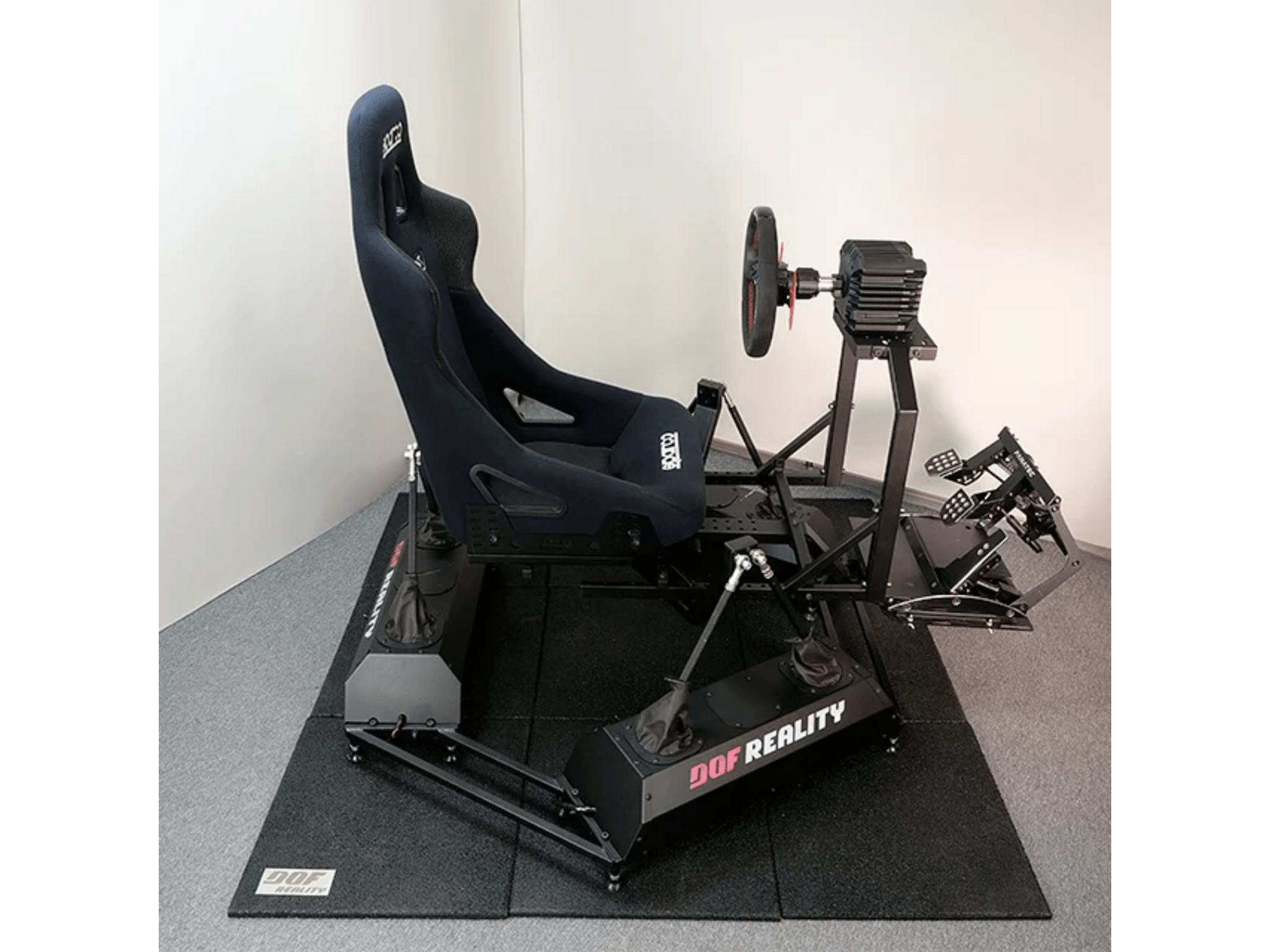 Mat with DOF Reality Shield for 6DOF Platform by DOF Reality for Racing Simulators