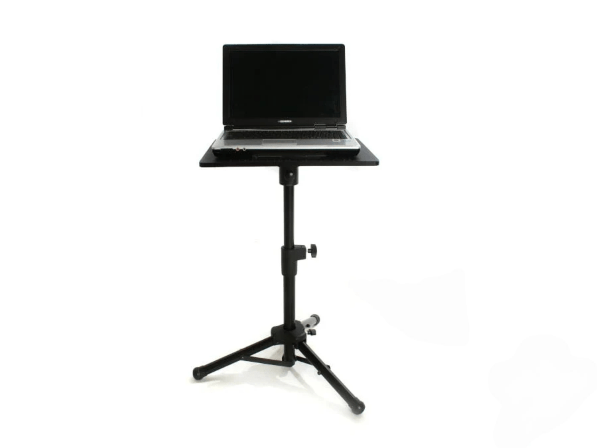 Mini Portable Laptop Tripod Computer Stand by AllSportSystems for Home and Indoor Golf Simulators