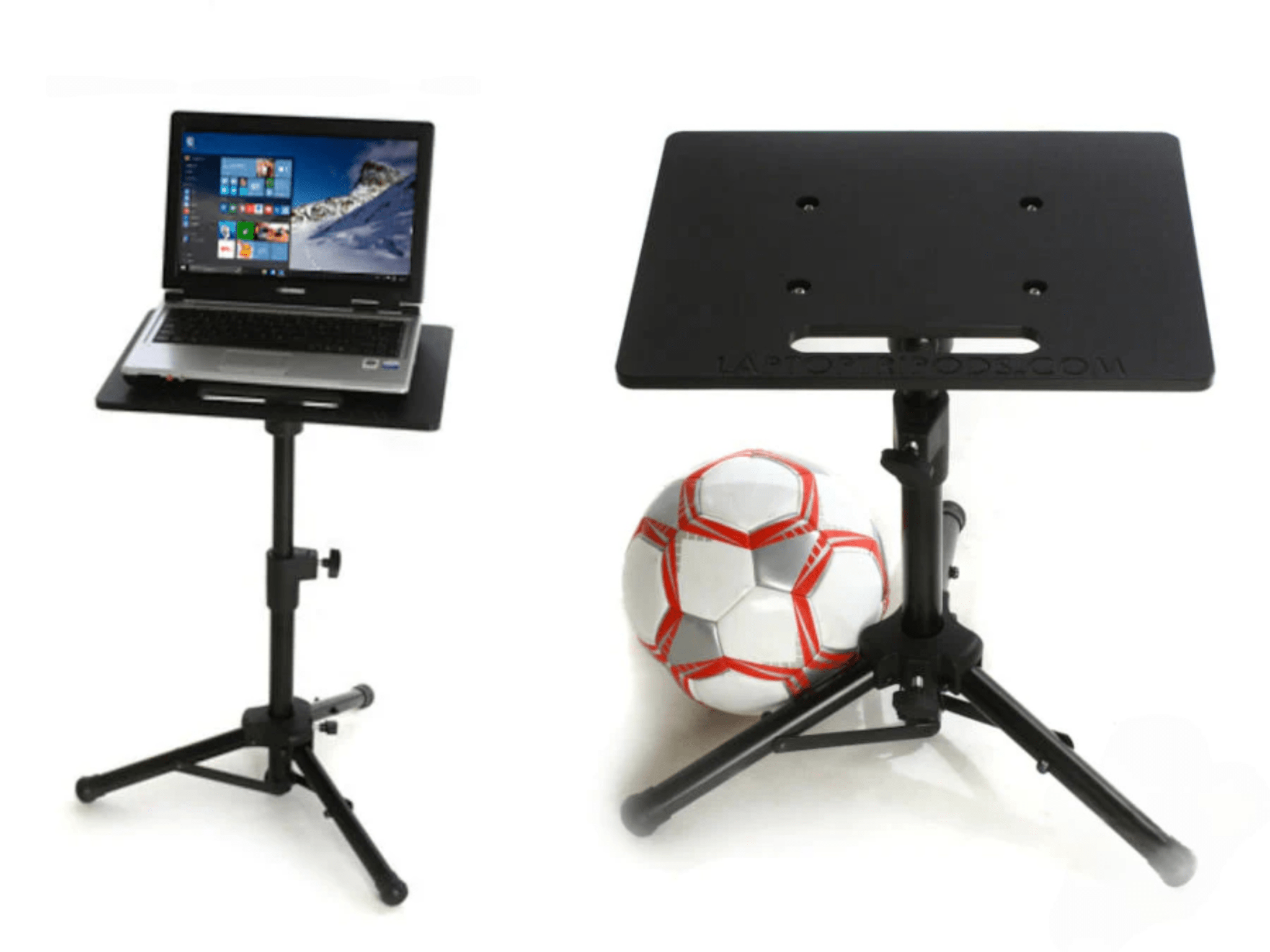 Mini Portable Laptop Tripod Computer Stand by AllSportSystems for Home and Indoor Golf Simulators
