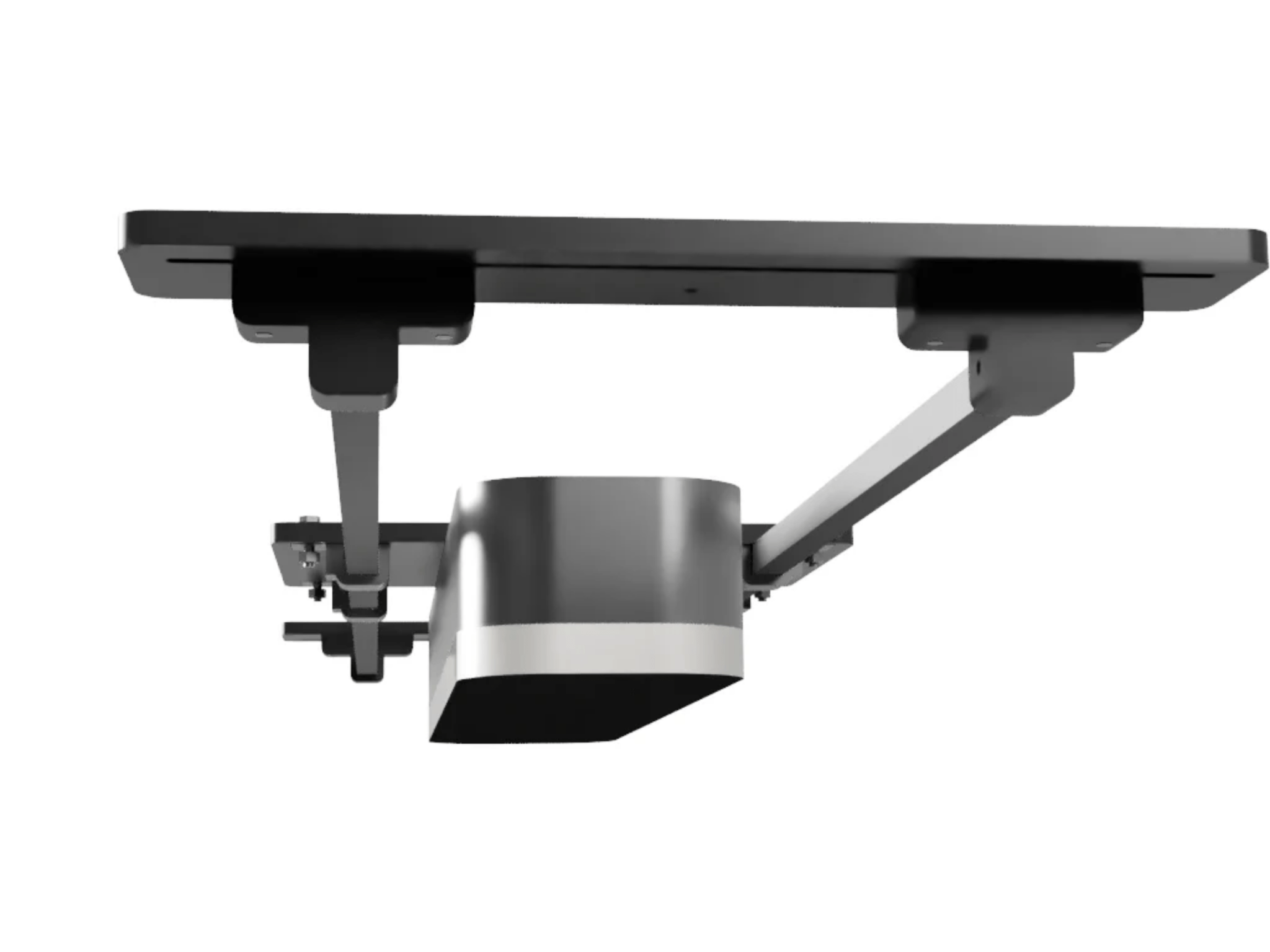 Overhead Launch Monitor Sliding Track Mount by AllSportSystems for Home and Indoor Golf Simulators