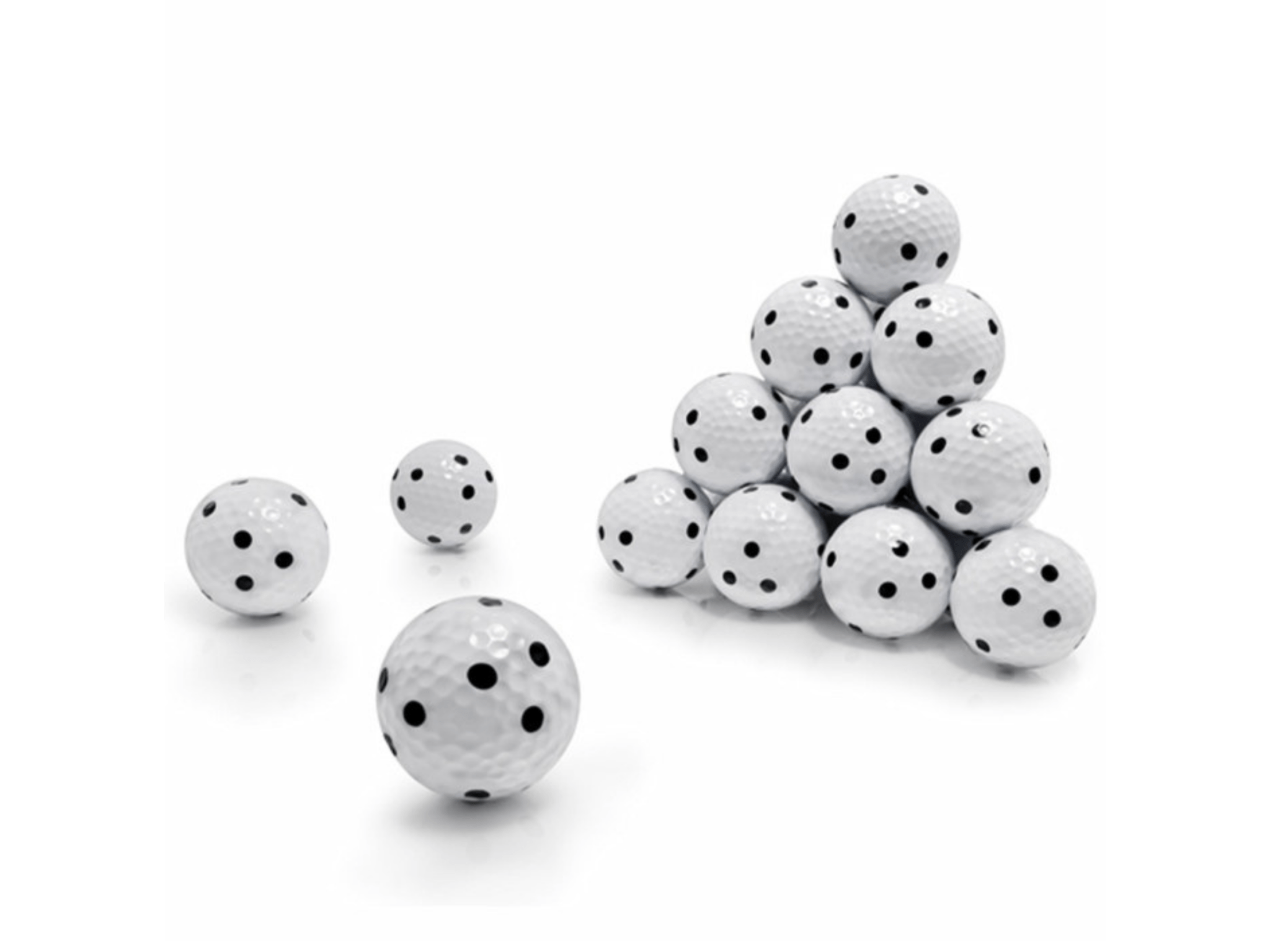 Premium VICE Golf Balls | Marked for QED by Uneekor for Home and Indoor Golf Simulators