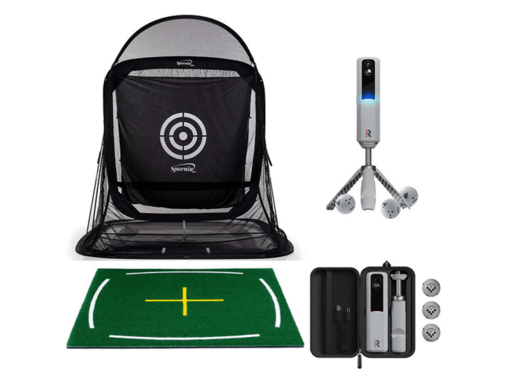 Rapsodo MLM2PRO Spornia Practice Package by Spornia for Home and Indoor Golf Simulators