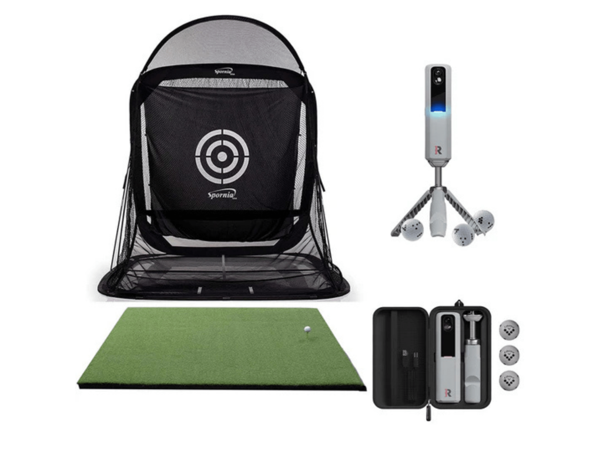 Rapsodo MLM2PRO Spornia Practice Package by Spornia for Home and Indoor Golf Simulators