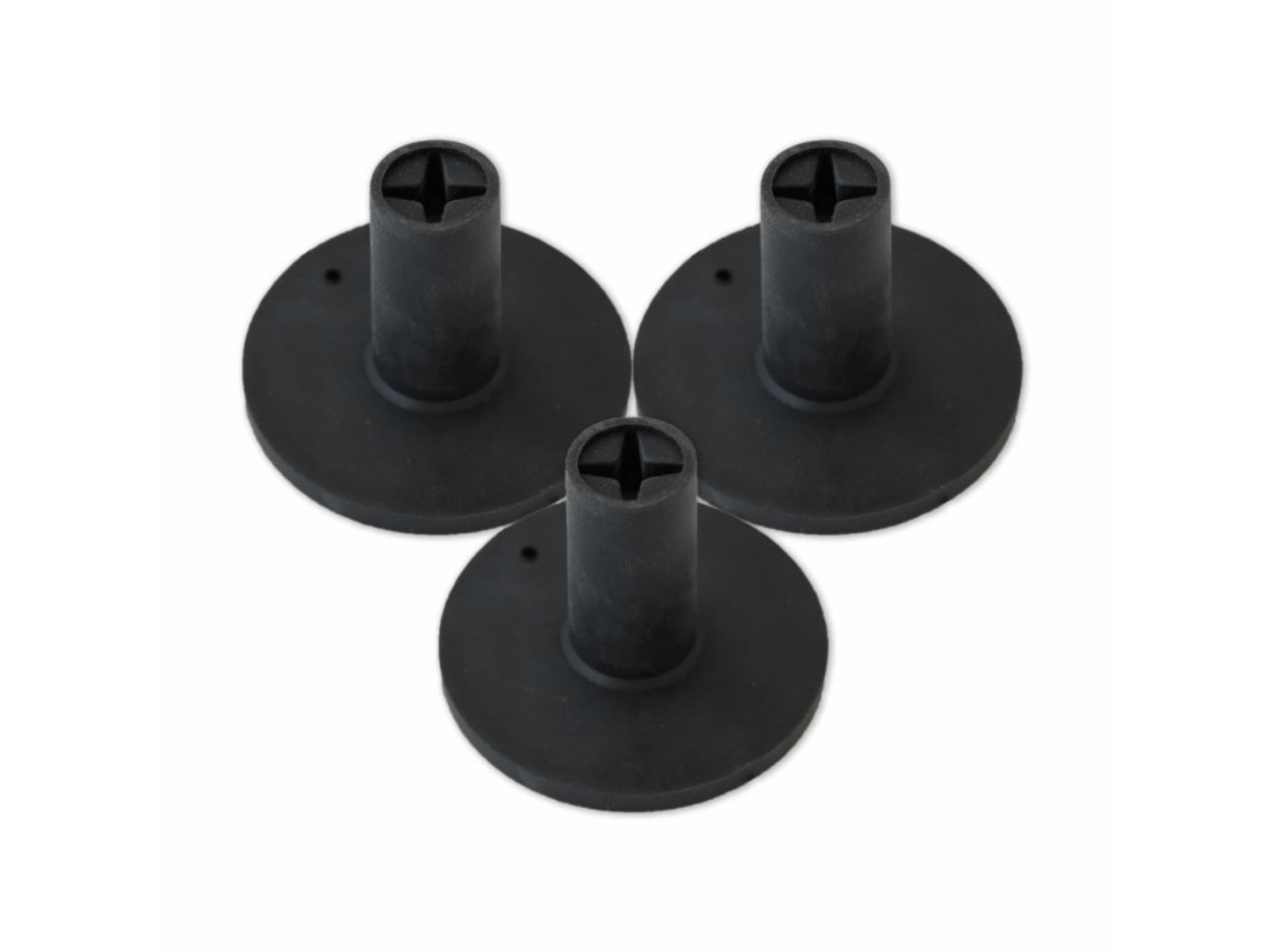 Rubber Tee Holder, Qty 3 by Carl's Place for Home and Indoor Golf Simulators