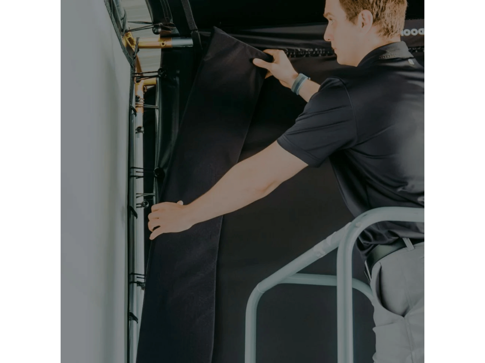 SIG DIY Golf Simulator Enclosure by The Indoor Golf Shop for Home and Indoor Golf Simulators