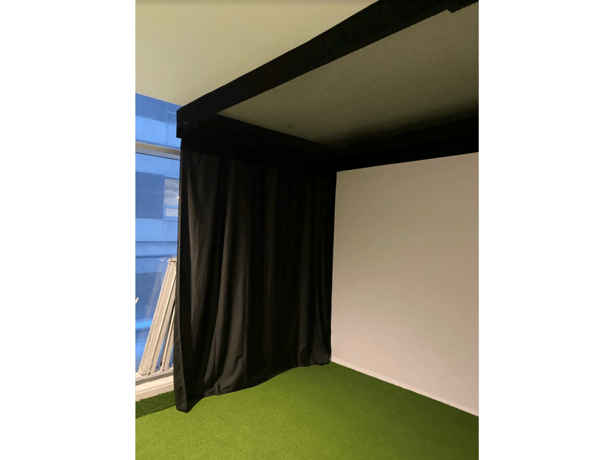 SIG Golf Simulator Curtains by The Indoor Golf Shop for Home and Indoor Golf Simulators