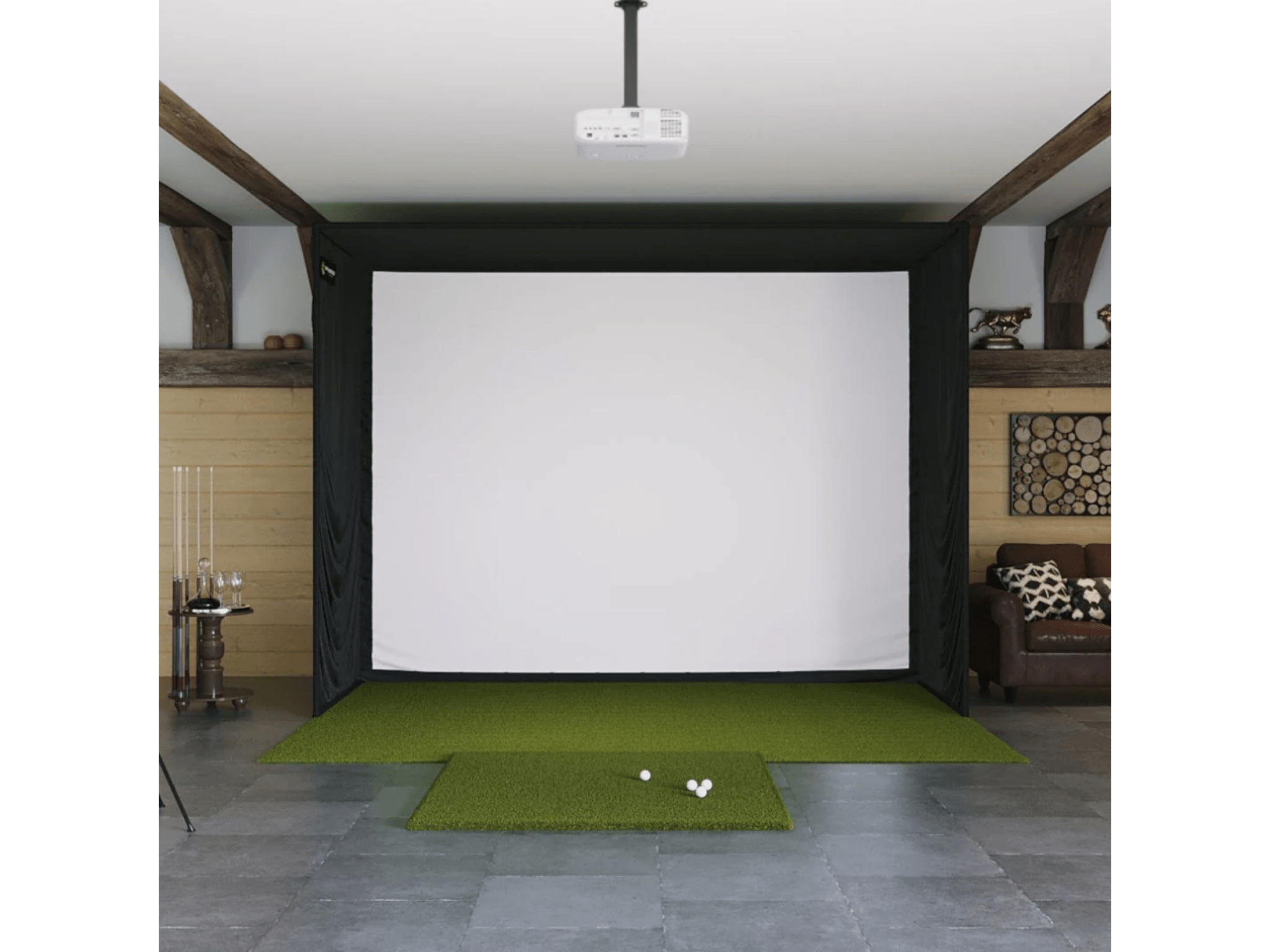 SIG12 Golf Simulator Studio by The Indoor Golf Shop for Home and Indoor Golf Simulators