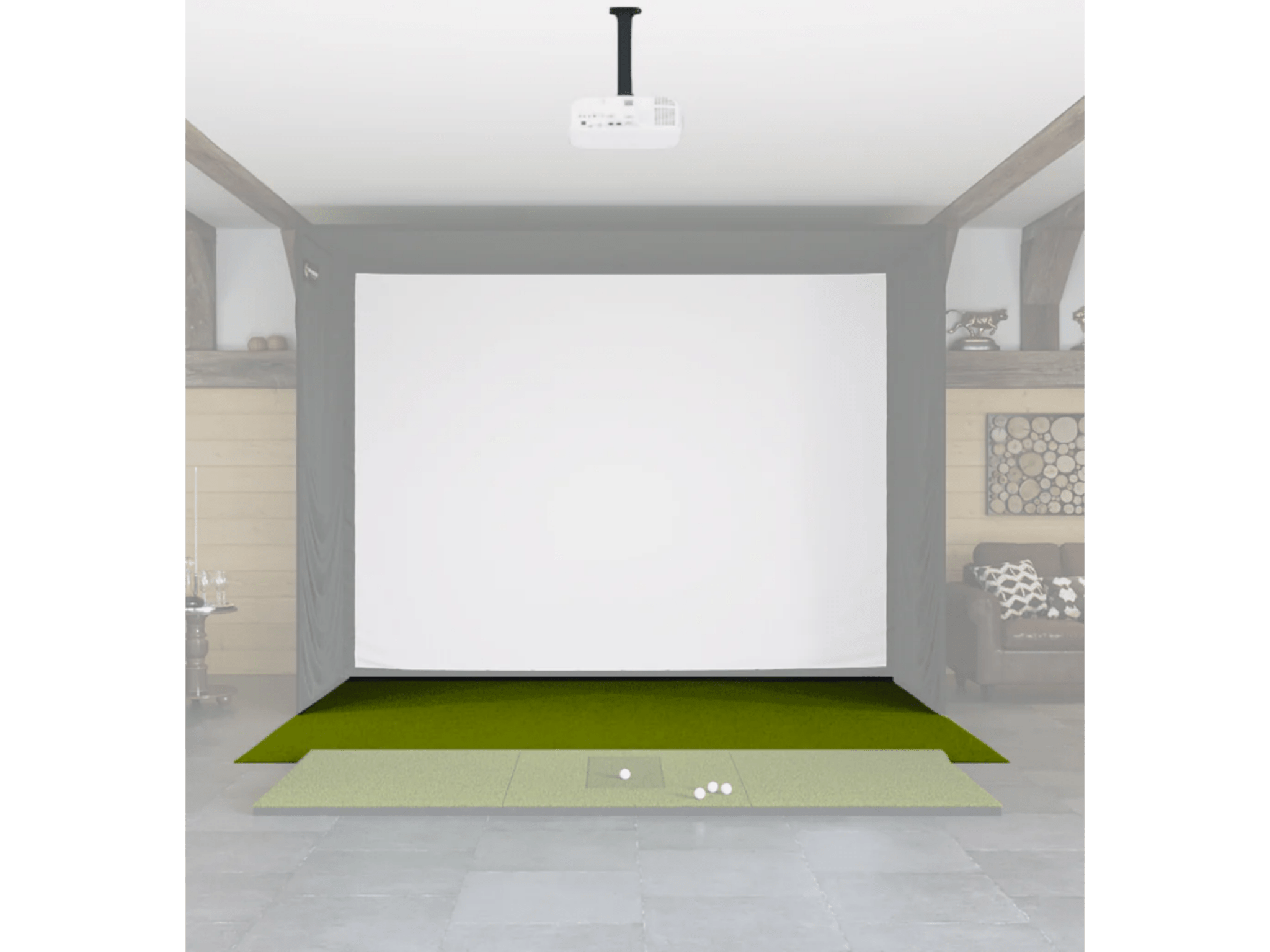 SIG12 Golf Simulator Studio by The Indoor Golf Shop for Home and Indoor Golf Simulators