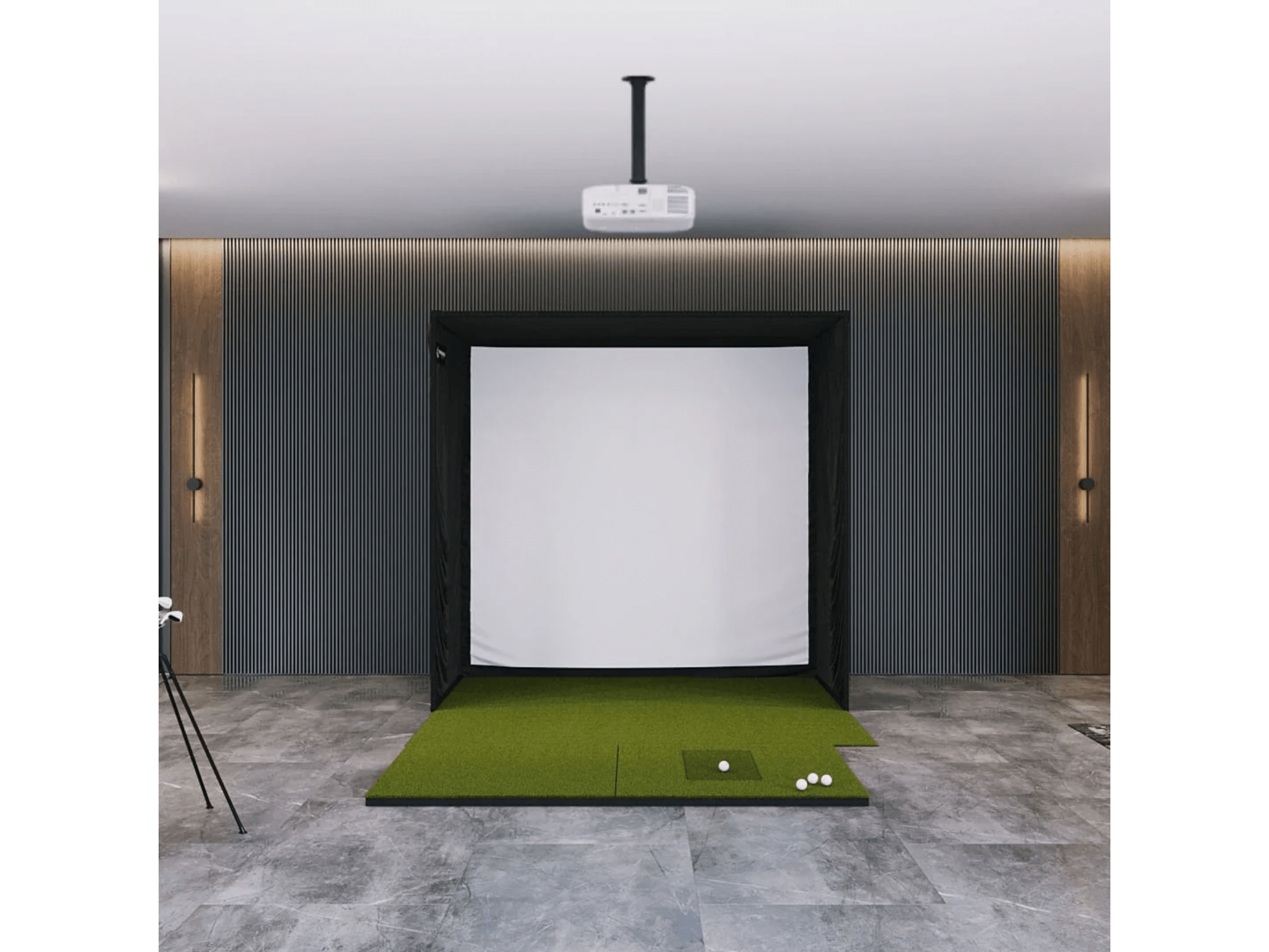 SIG8 Golf Simulator Studio by The Indoor Golf Shop for Home and Indoor Golf Simulators