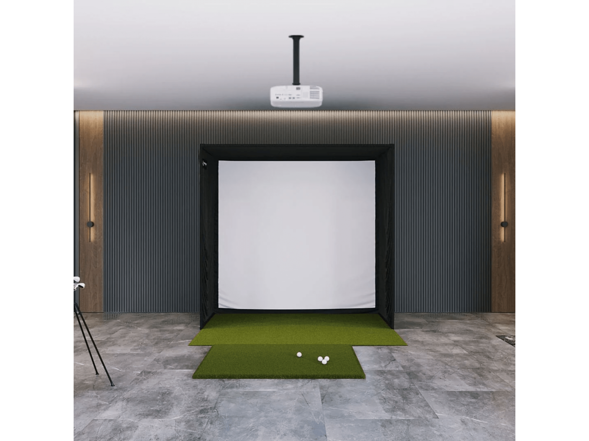 SIG8 Golf Simulator Studio by The Indoor Golf Shop for Home and Indoor Golf Simulators