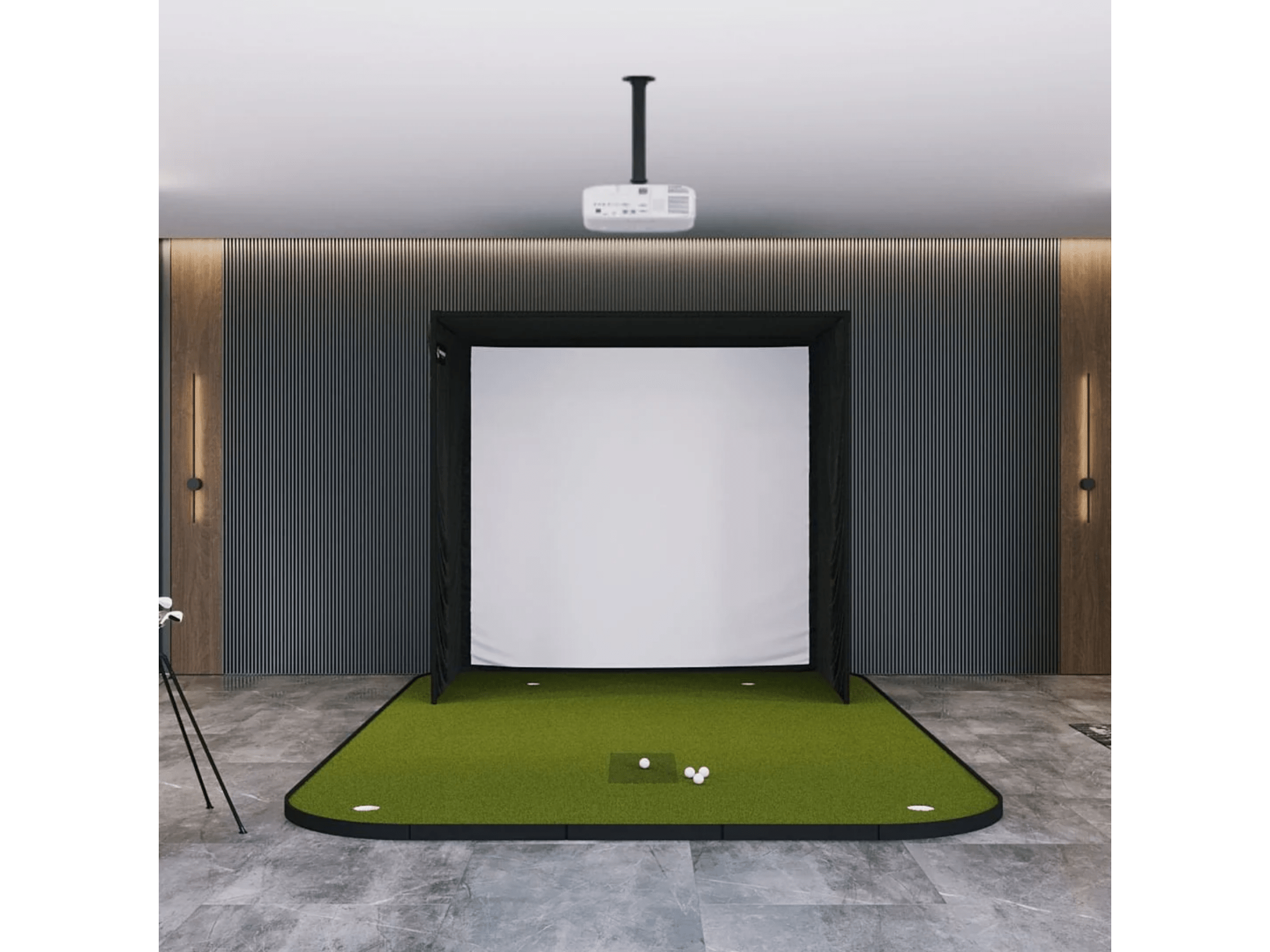 SIG8 Golf Simulator Studio by The Indoor Golf Shop for Home and Indoor Golf Simulators