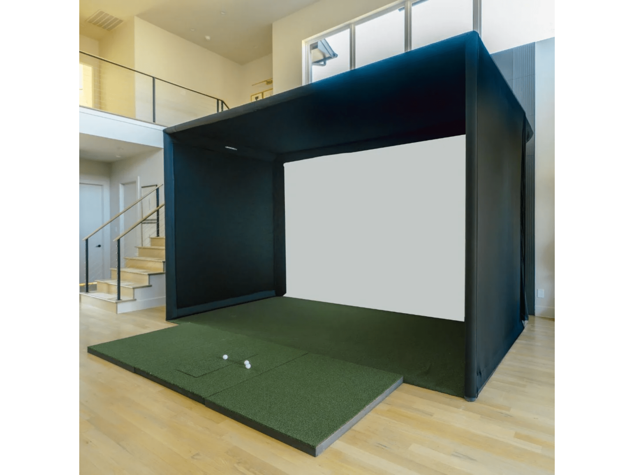 SIGPRO Commercial Enclosure by The Indoor Golf Shop for Home and Indoor Golf Simulators