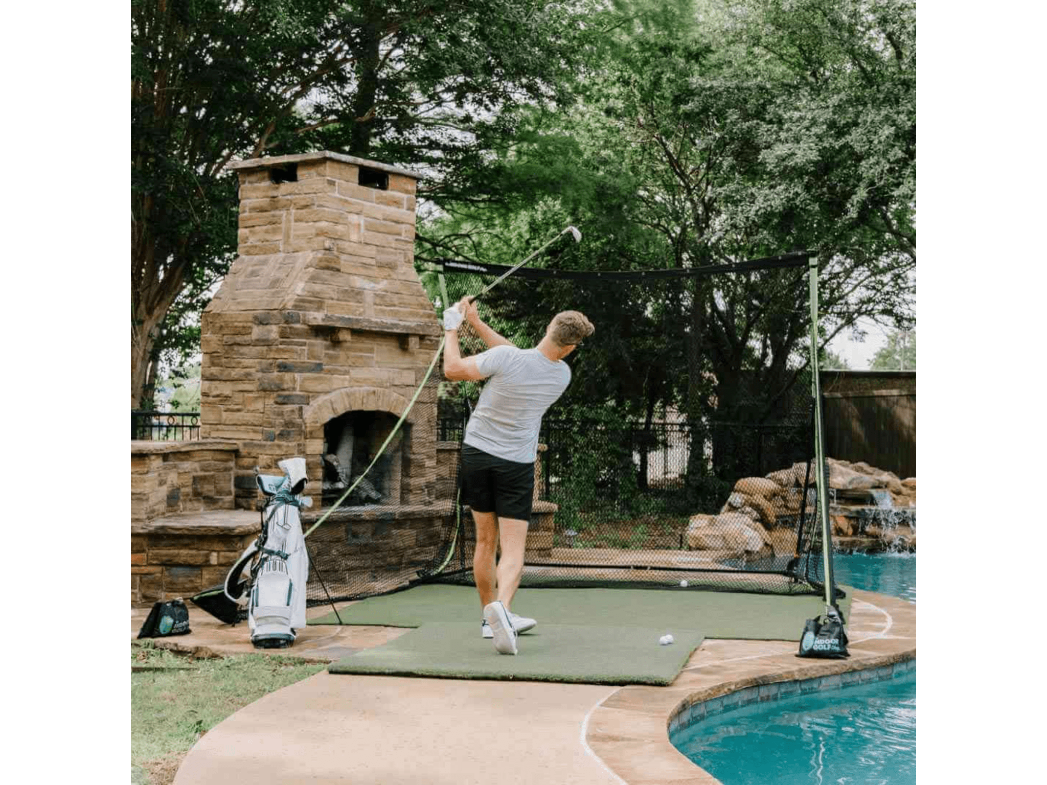 SIGPRO Golf Net by The Indoor Golf Shop for Home and Indoor Golf Simulators