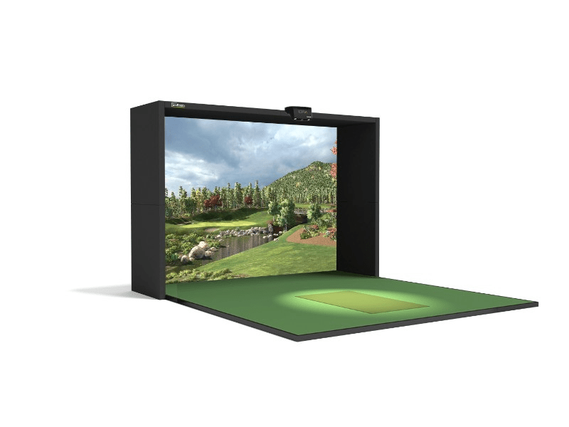 SimBooth 1 Golf Simulator Enclosure by SimBooth for Home and Indoor Golf Simulators