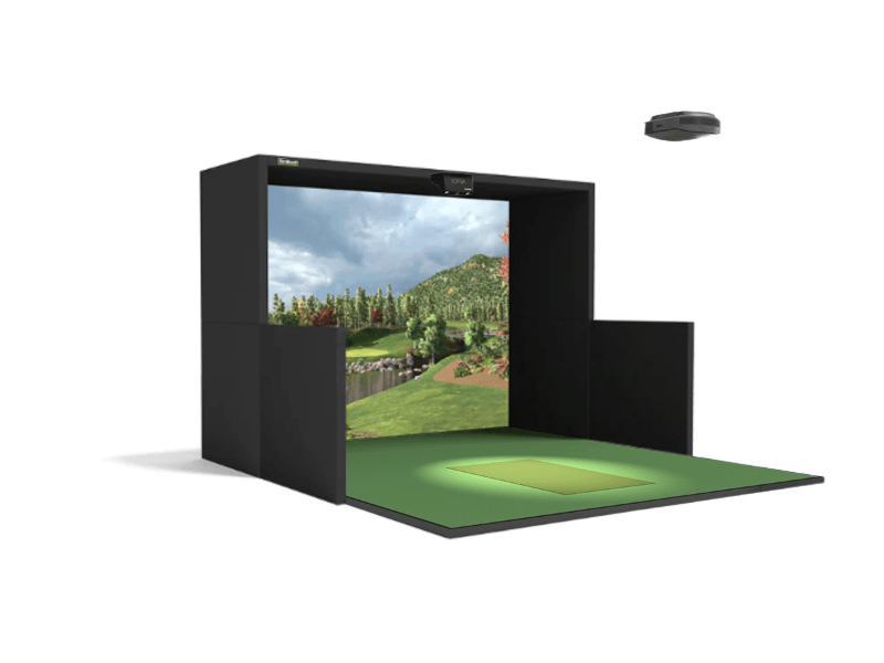 SimBooth 1 Golf Simulator Enclosure by SimBooth for Home and Indoor Golf Simulators