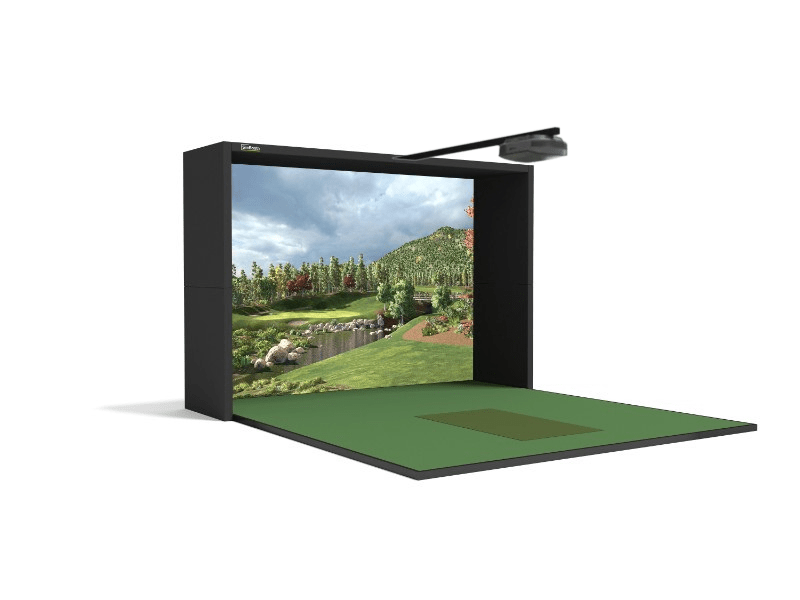 SimBooth 1 Golf Simulator Enclosure by SimBooth for Home and Indoor Golf Simulators