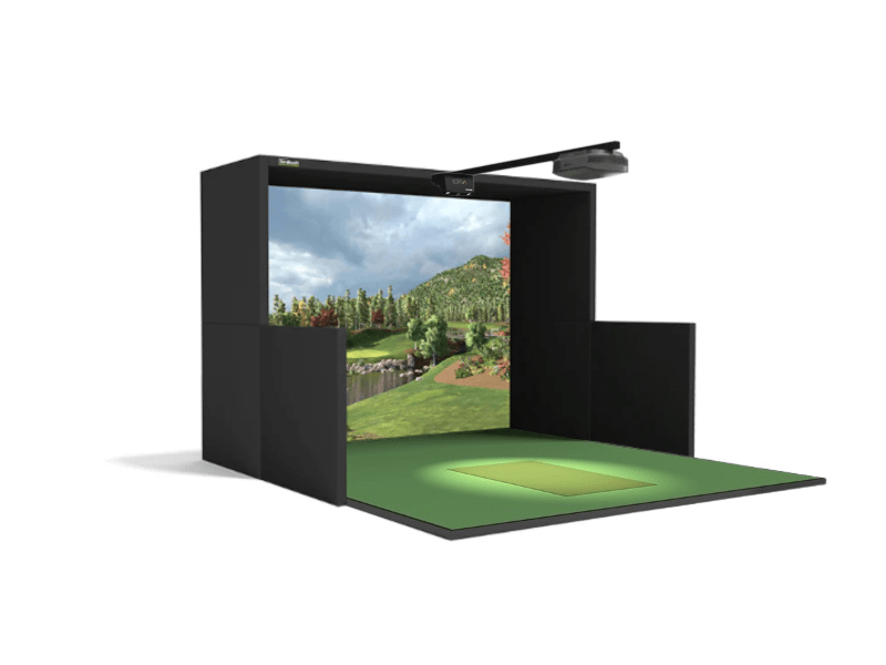 SimBooth 1 Golf Simulator Enclosure by SimBooth for Home and Indoor Golf Simulators