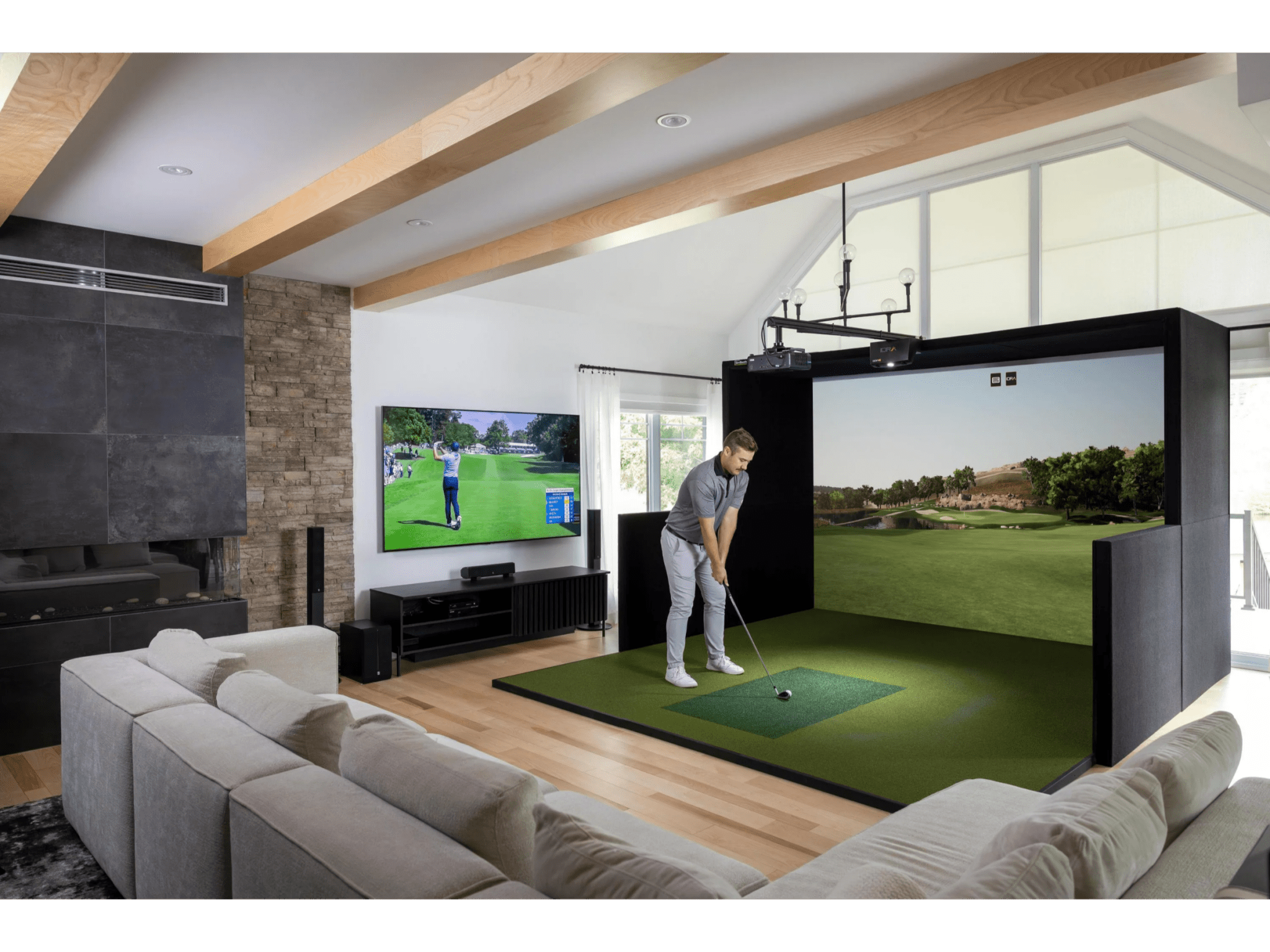 SimBooth 1 Kit by SimBooth for Home and Indoor Golf Simulators