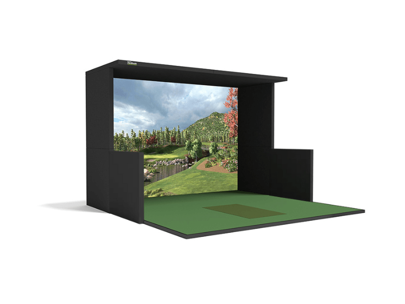 SimBooth 2 Golf Simulator Enclosure by SimBooth for Home and Indoor Golf Simulators
