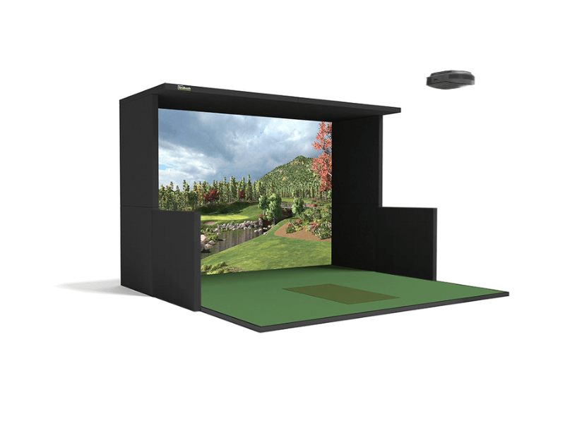 SimBooth 2 Golf Simulator Enclosure by SimBooth for Home and Indoor Golf Simulators