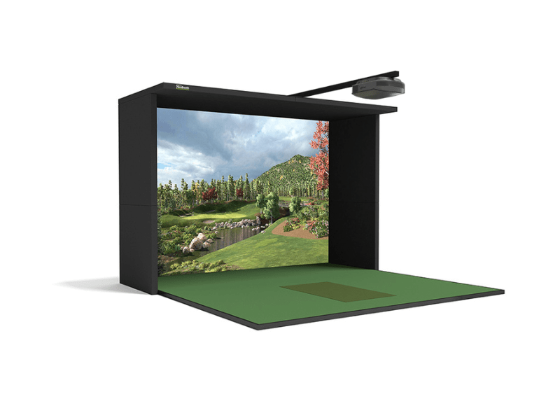 SimBooth 2 Golf Simulator Enclosure by SimBooth for Home and Indoor Golf Simulators