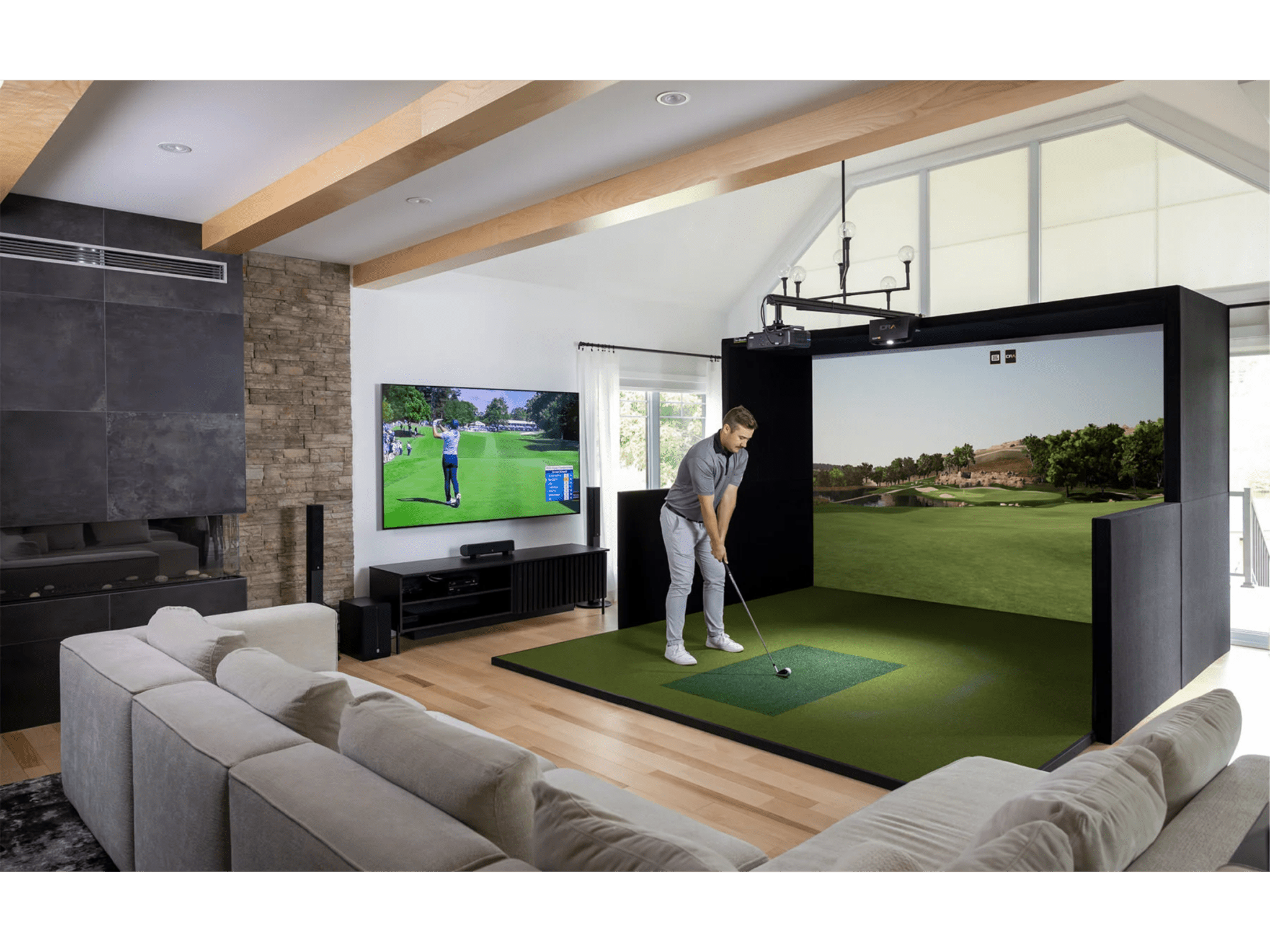 SimBooth 2 Kit by SimBooth for Home and Indoor Golf Simulators