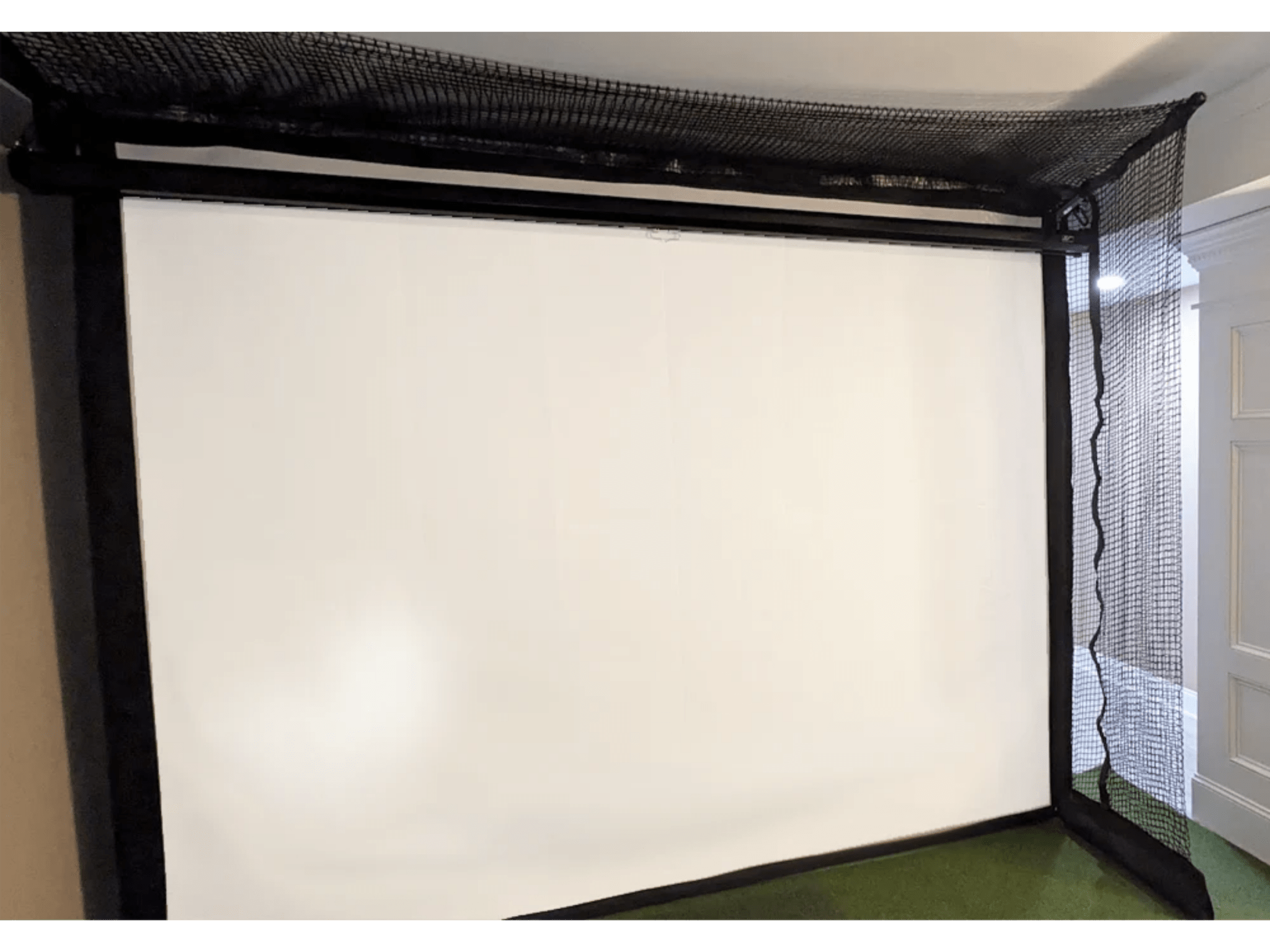 SkyGuard Safety Netting - Top and Sides by AllSportSystems for Home and Indoor Golf Simulators