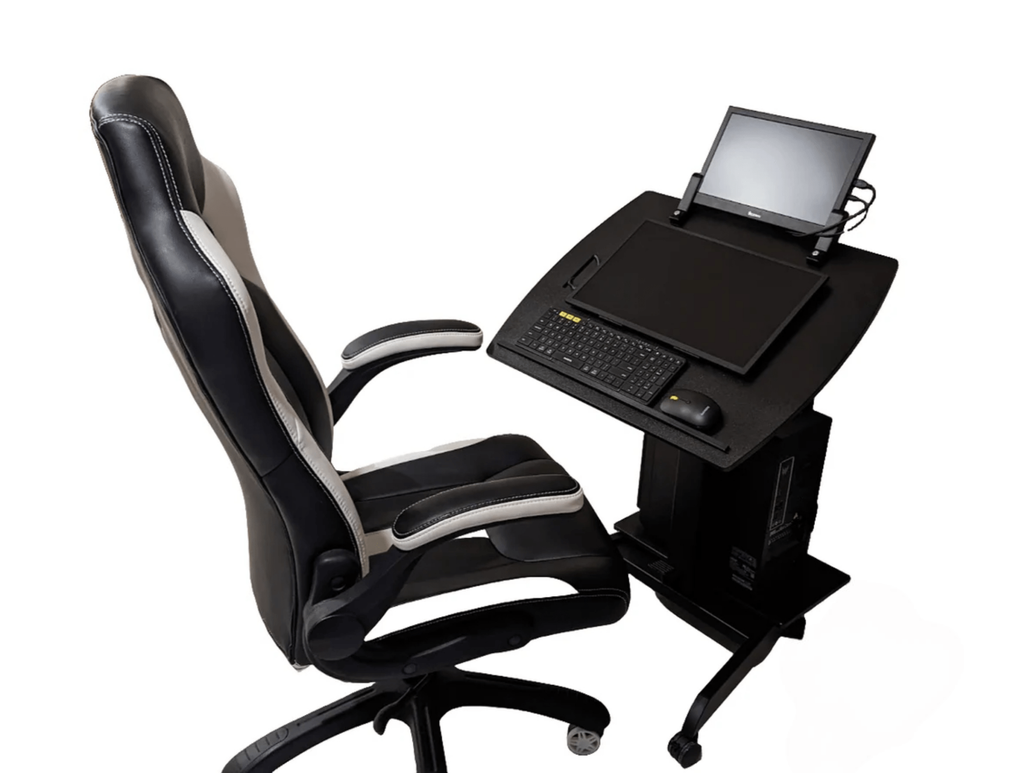 Smart Cart Rolling Podium by AllSportSystems for Home and Indoor Golf Simulators