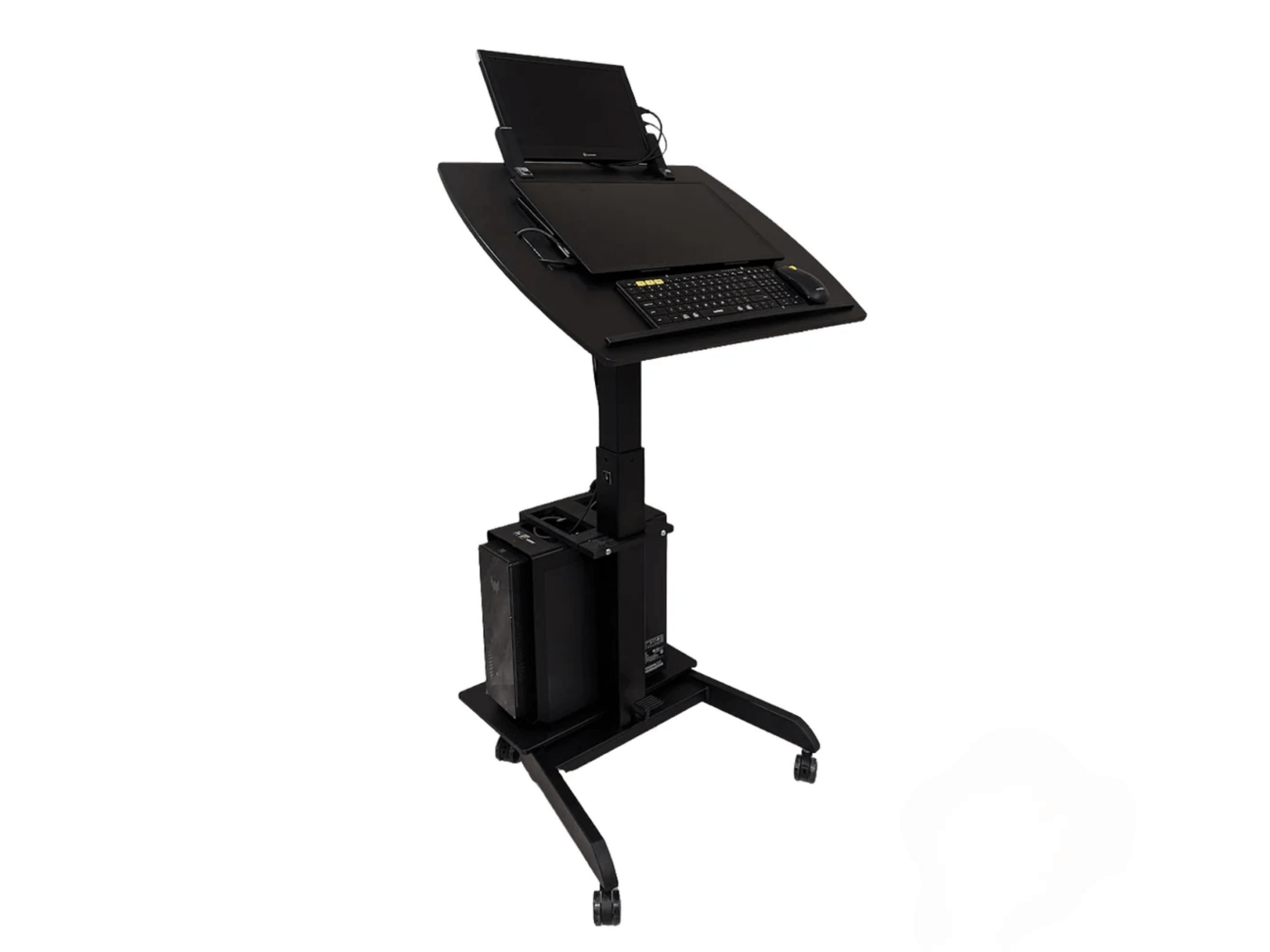 Smart Cart Rolling Podium by AllSportSystems for Home and Indoor Golf Simulators