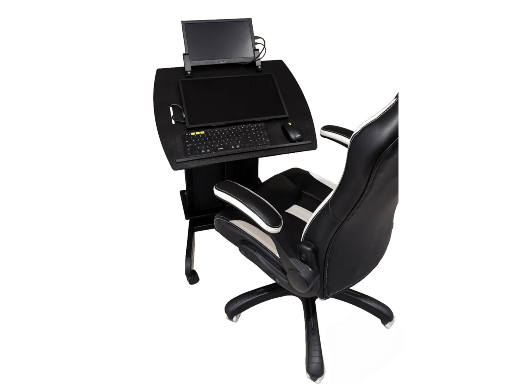 Smart Cart Rolling Podium by AllSportSystems for Home and Indoor Golf Simulators
