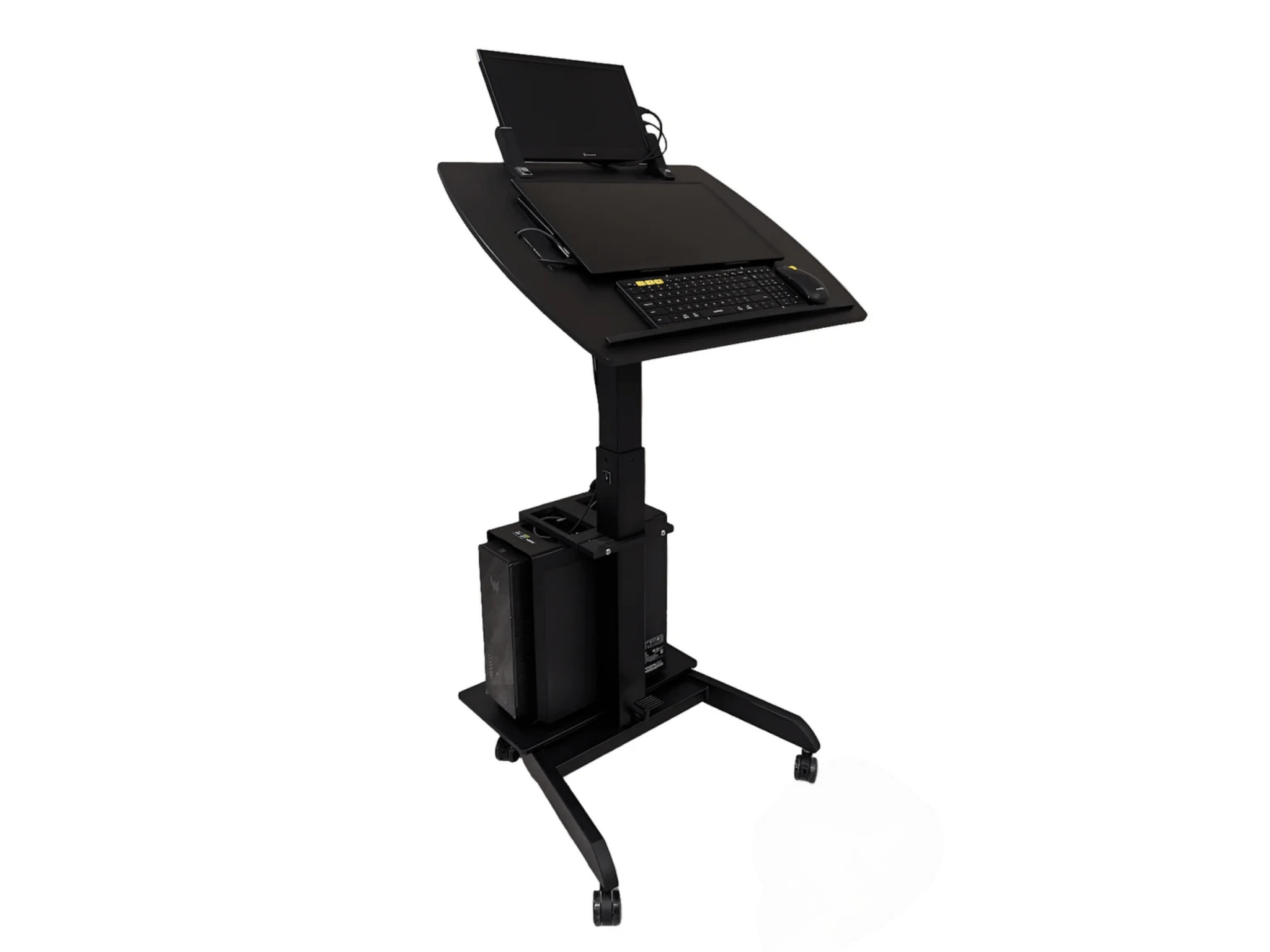 Smart Cart Rolling Podium by AllSportSystems for Home and Indoor Golf Simulators