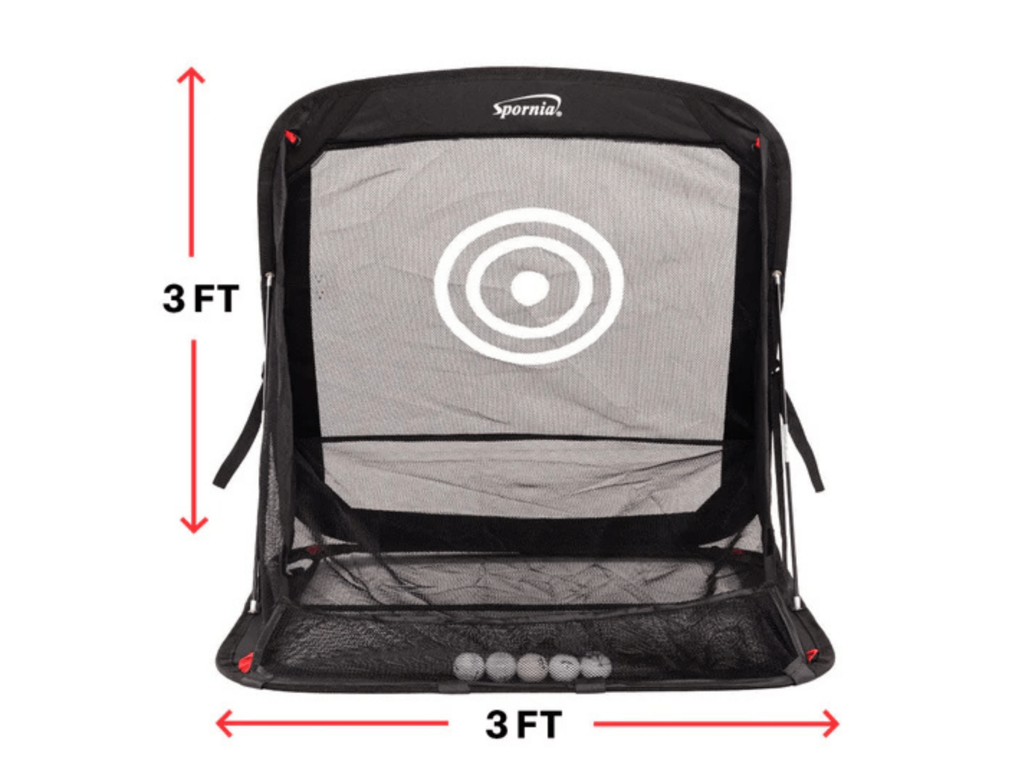 Spornia Auto - Return Golf Chipping Net by Spornia for Home and Indoor Golf Simulators