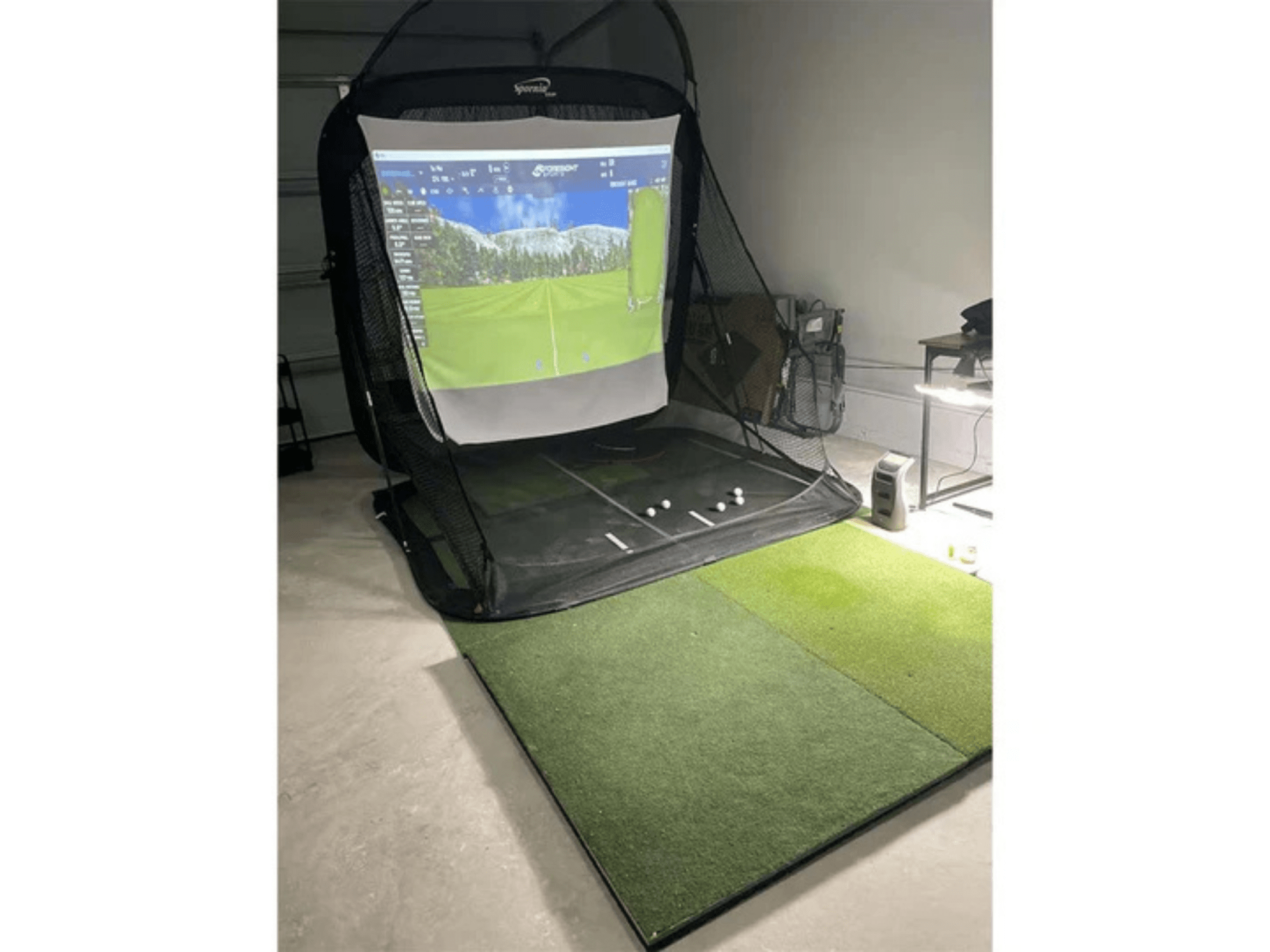 Spornia Golf Simulator Target Sheet by Spornia for Home and Indoor Golf Simulators